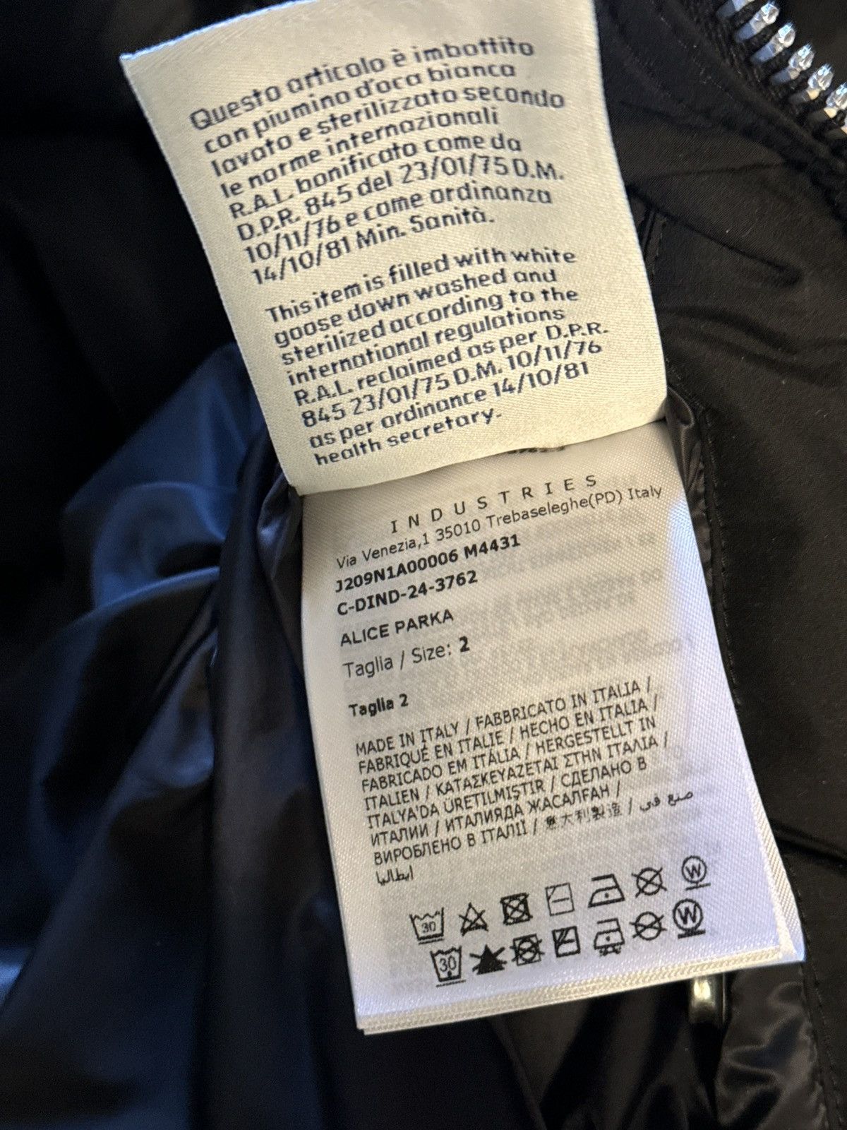 Moncler × Rick Owens MONCLER + RICK OWENS ALICE HOODED SHORT DOWN JACKET Size US M / EU 48-50 / 2 - 13 Thumbnail