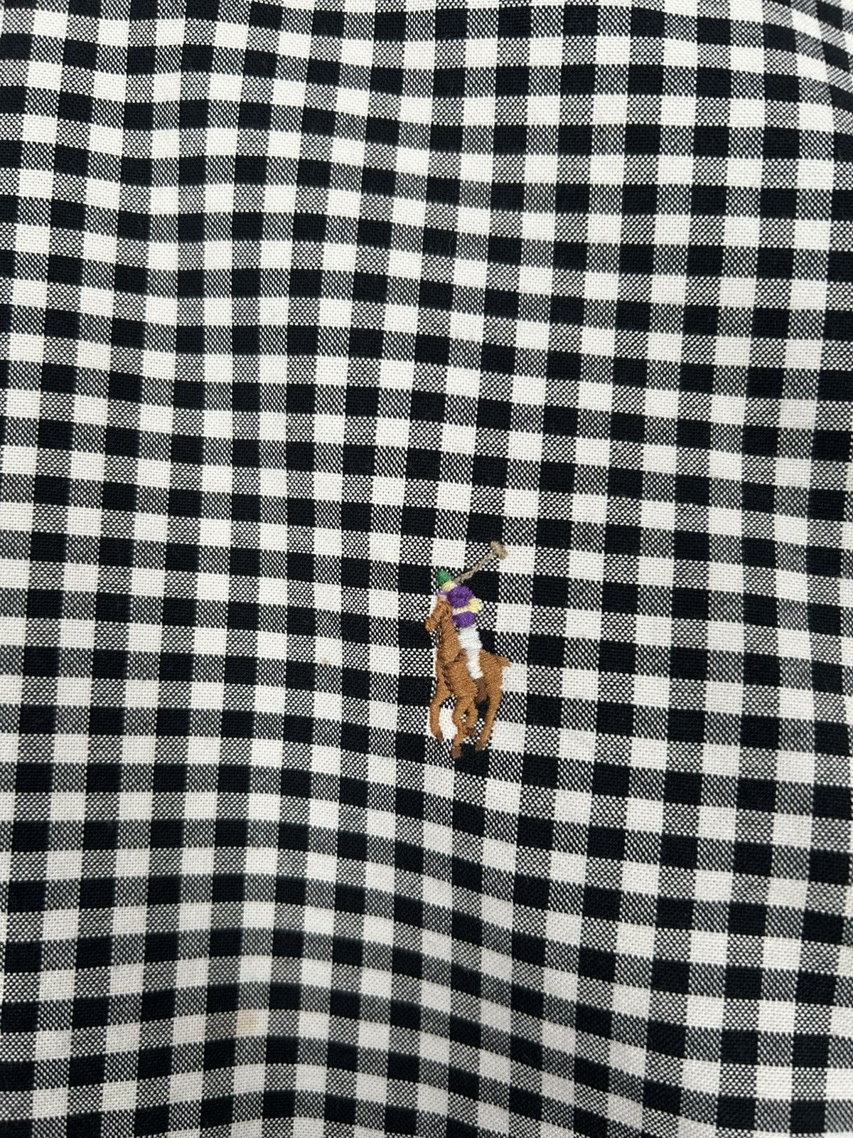 Ralph Lauren Vintage Polo Ralph Lauren Checkered Black White Shrit Size US S / EU 44-46 / 1 - 4 Thumbnail