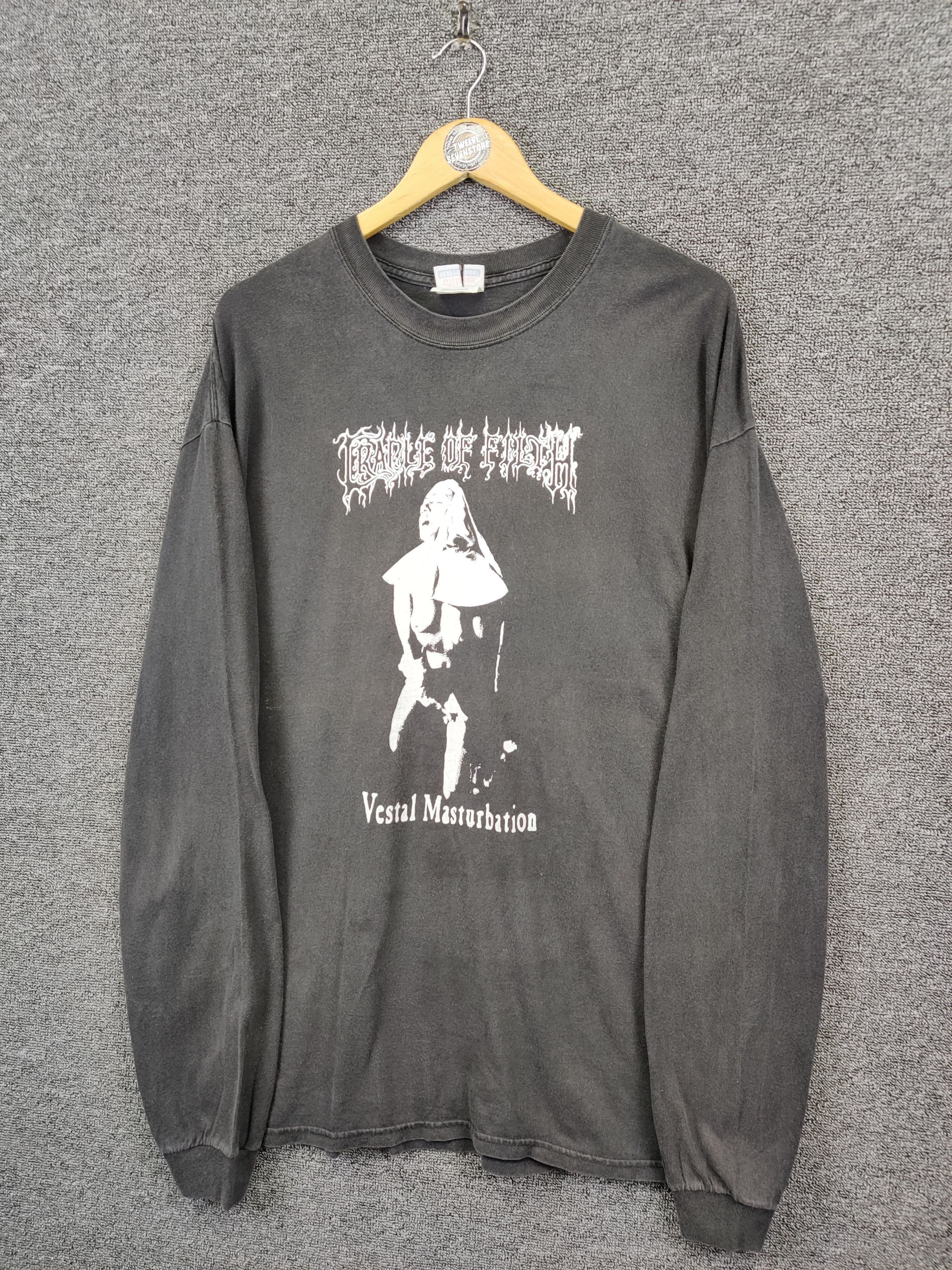 Band Tees Cradle Of Filth Vestal Masturbation Long Sleeve Tee Tshirt Size US XL / EU 56 / 4 - 2 Thumbnail