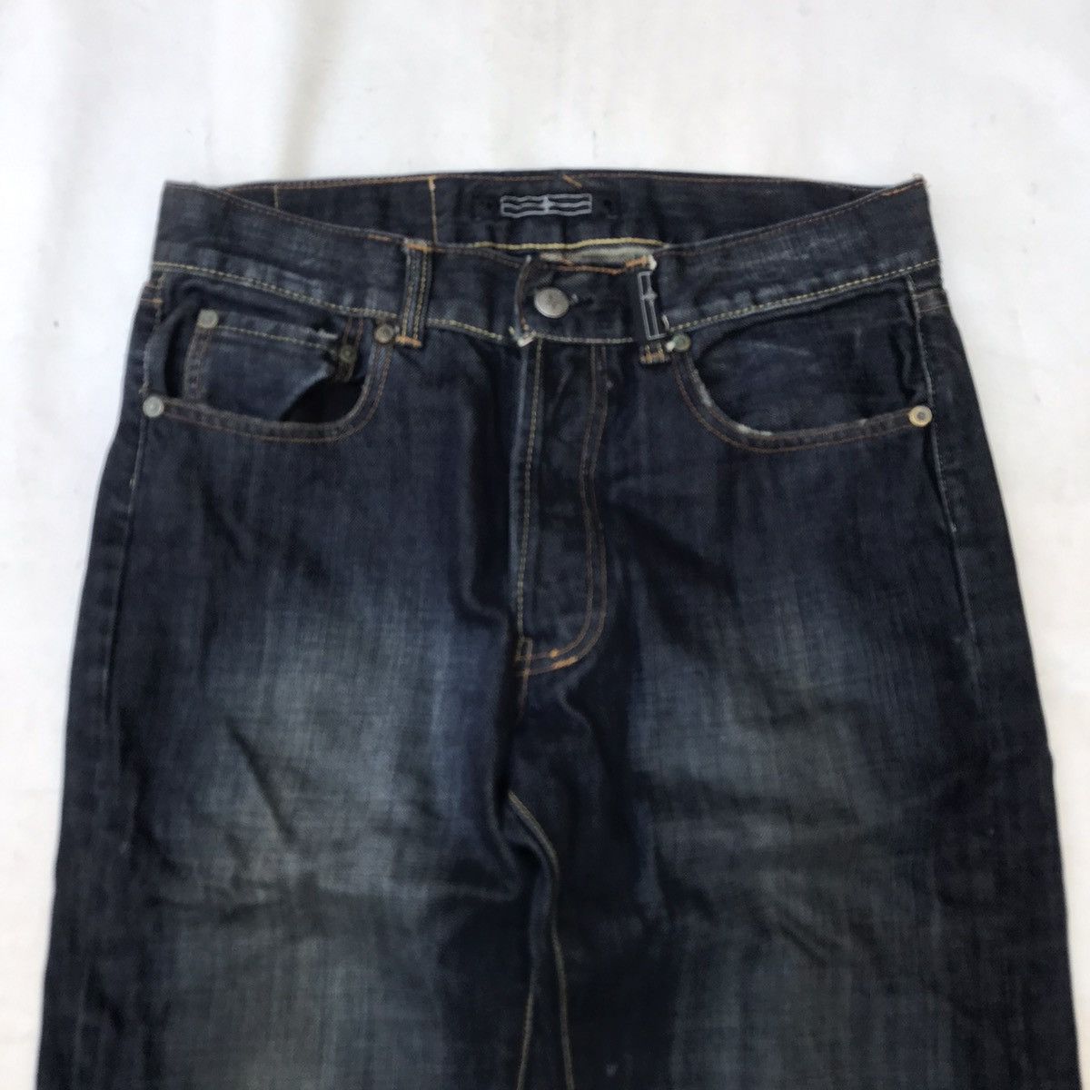 Massimo Osti × Stone Island Vintage Stone Island Denim jeans five pocket STONE ISLAND Size US 30 / EU 46 - 6 Thumbnail