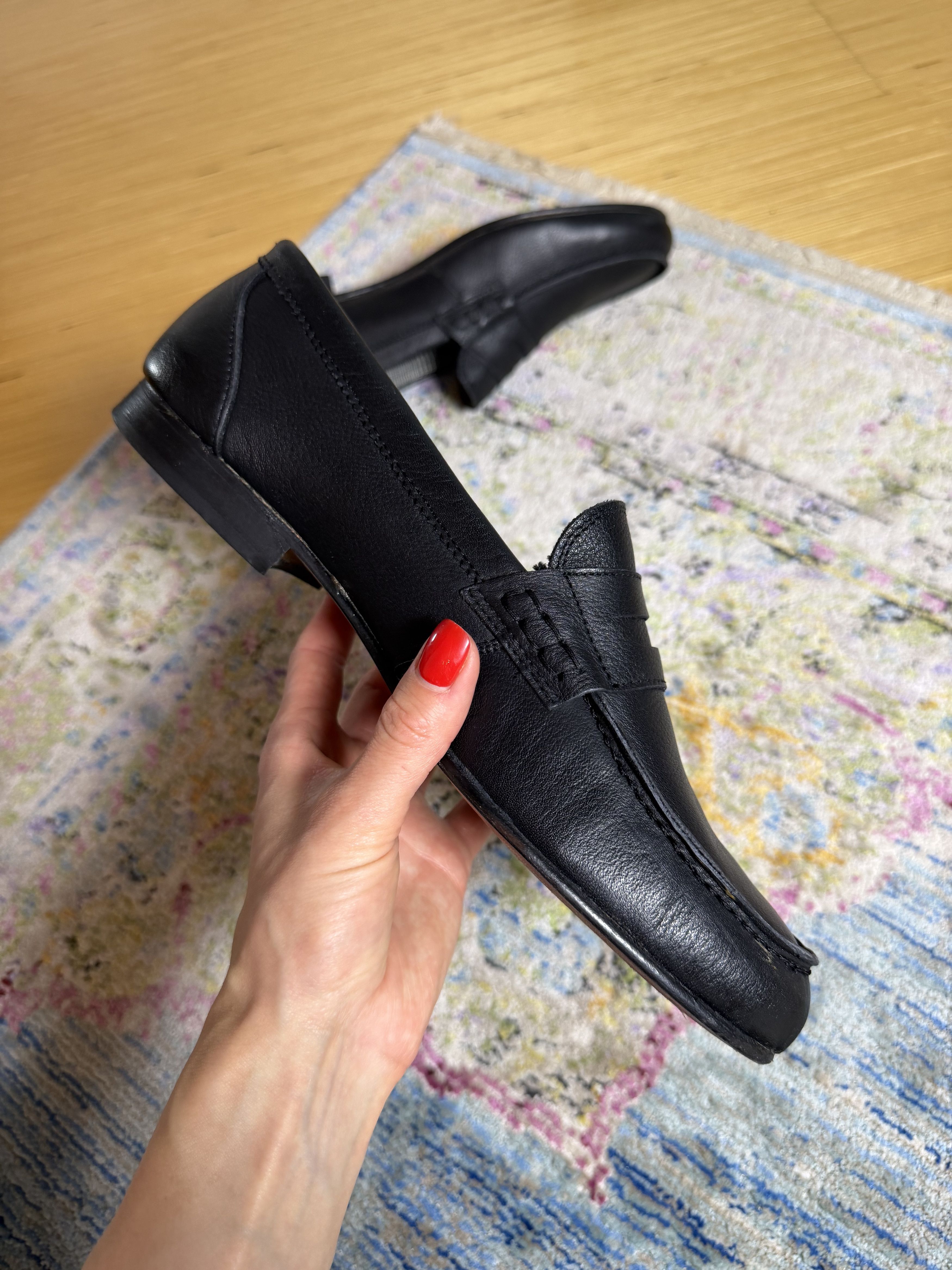 Bruno Magli Bruno Magli Cosmo Saffiano Leather Penny Loafer Size US 10 / EU 43 - 5 Thumbnail