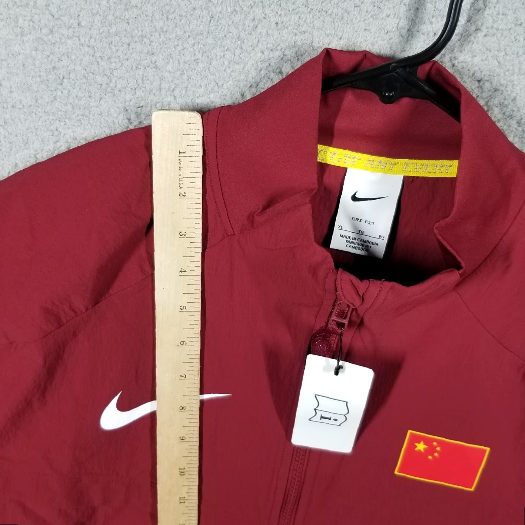 Nike Nike Pro Elite Track Jacket XL Men China 2024 Olympics Activewear Sportswear Red Size US XL / EU 56 / 4 - 6 Thumbnail