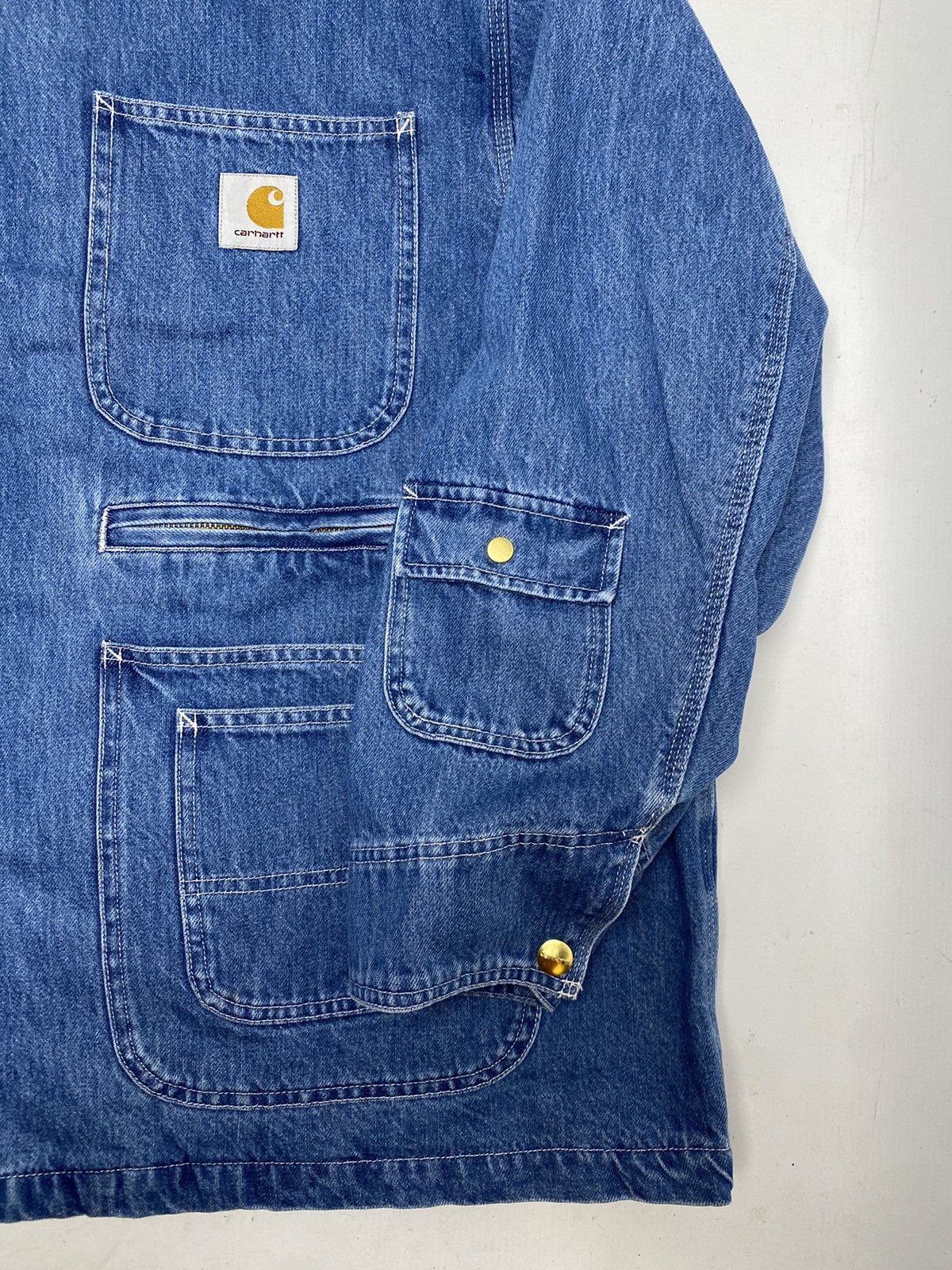 Carhartt Wip Chore Coat Max denim Jacket Carhartt Wip x new L Size US XXL / EU 58 / 5 - 12 Thumbnail