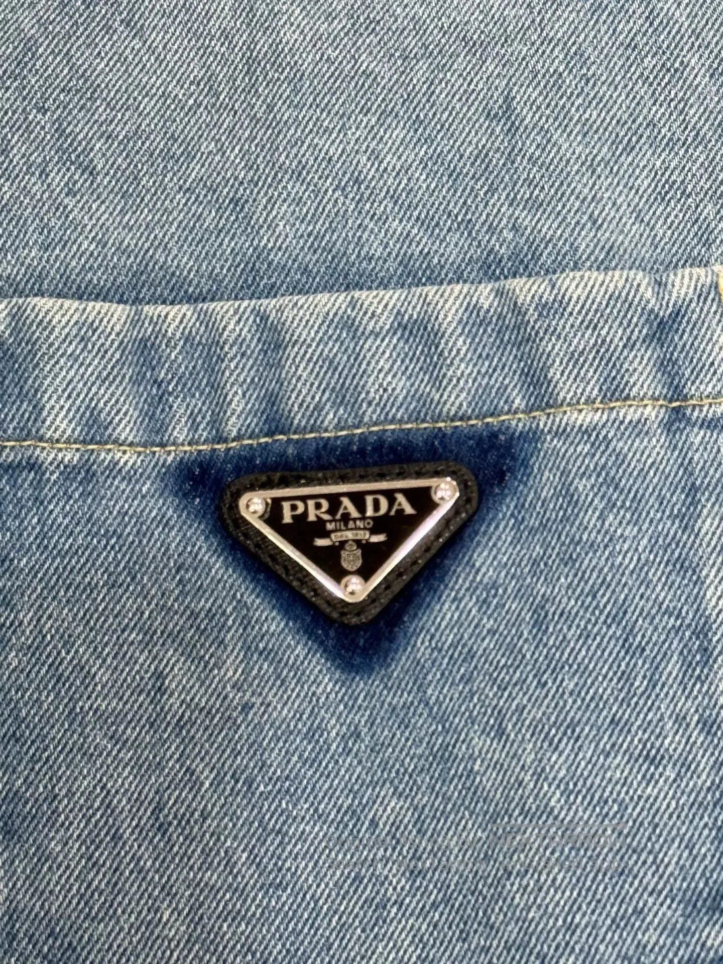 Prada Prada Denim Jacket L Made in Italy. Size US L / EU 52-54 / 3 - 2 Thumbnail