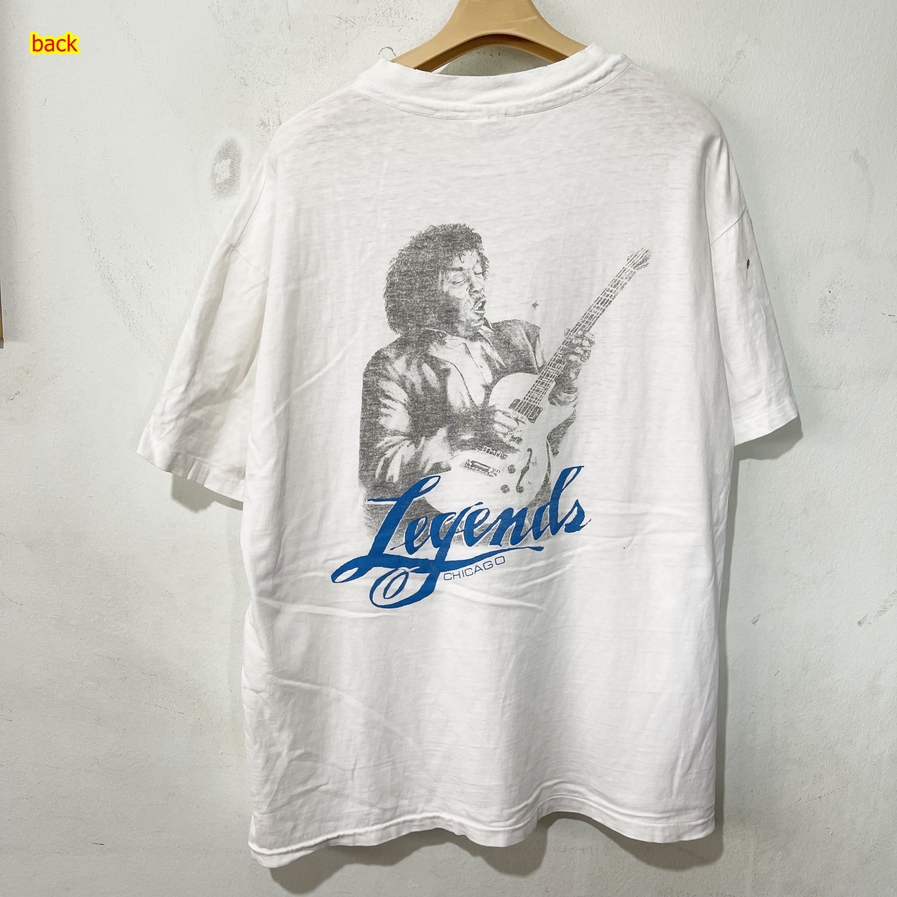 Jazz Cartier Vintage 90s Buddy Guy’s Legends Chicago T-Shirt Size US L / EU 52-54 / 3 - 1 Thumbnail