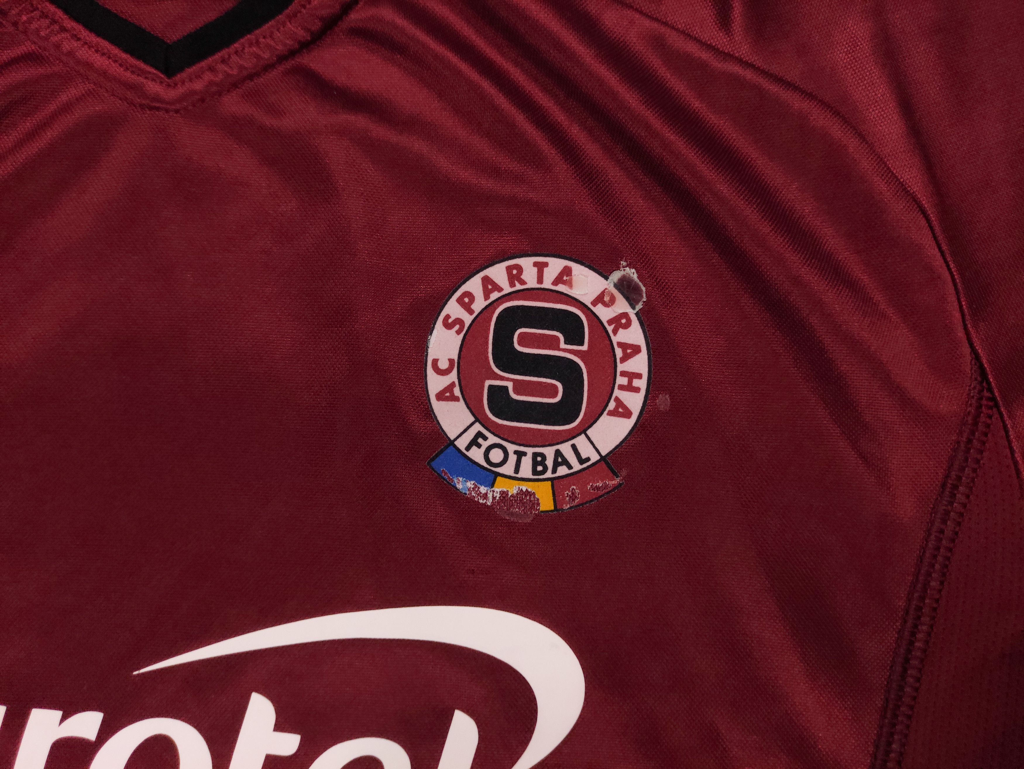 Nike Sparta Prague #9 2001 2002 2003 Nike Home Trikot Shirt Kit Size US S / EU 44-46 / 1 - 8 Thumbnail