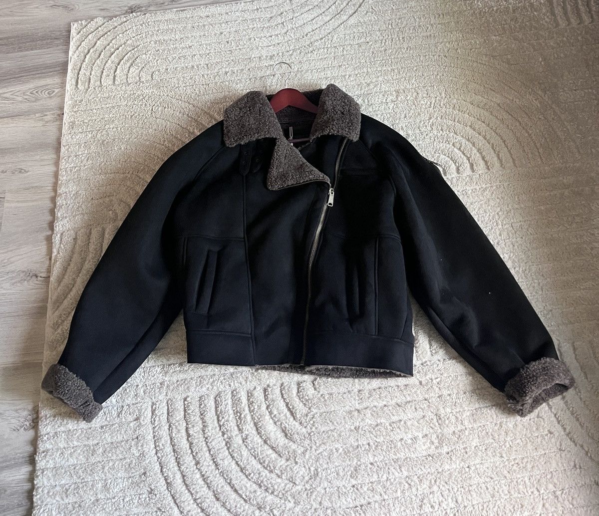 ジャケット・アウター No faith studios heavy flight jacket No Faith Studios NO/FAITH STUDIOS HEAVY FLIGHT SHEARLING JACKET