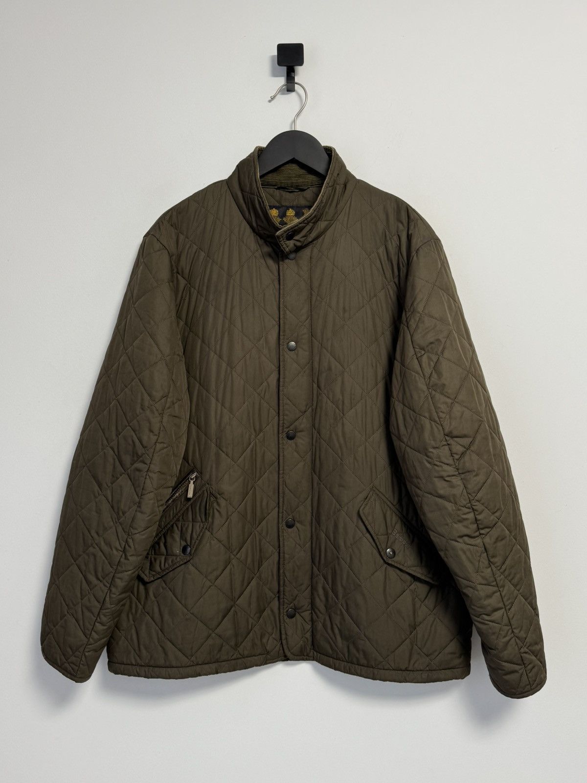 Barbour men's Barbour Chelsea Sportquilt Quilted Olive Field Jacket Size US XL / EU 56 / 4 - 1 Thumbnail