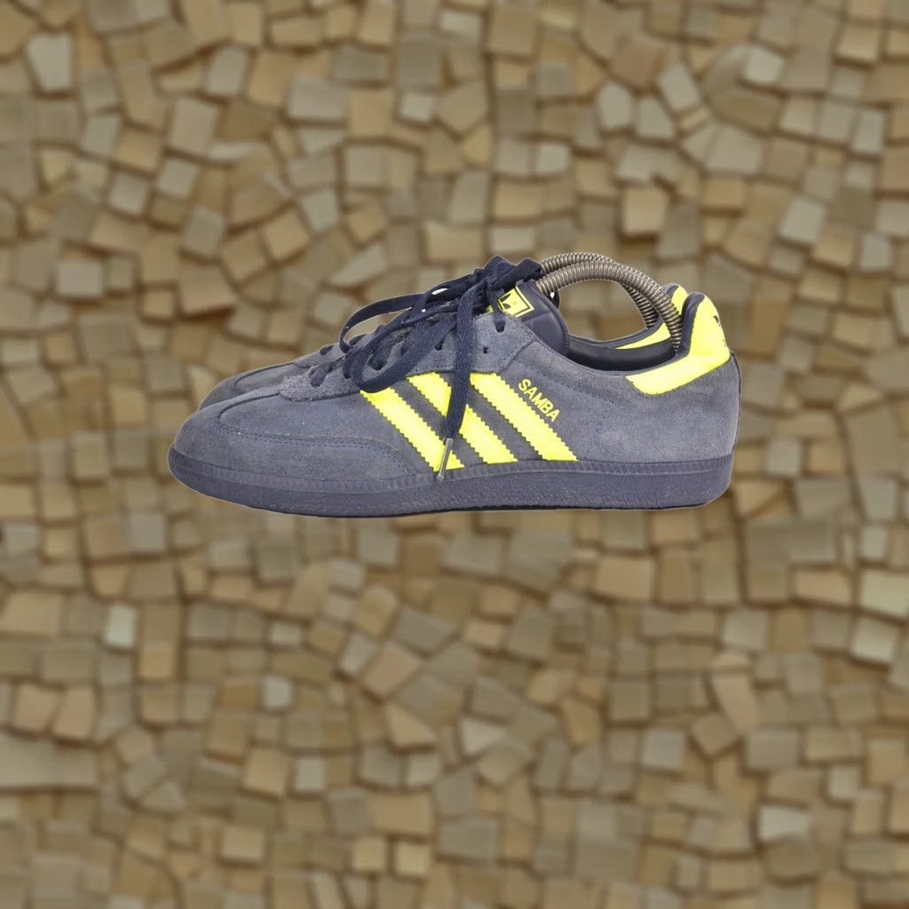 Adidas Adidas Originals Samba Navy Neon Vintage 2011 Low Top Sneakers Men US 8.5 42 G42694 Vintage Nascent Style Sneaker Shoes Size US M / EU 48-50 / 2 - 1 Thumbnail