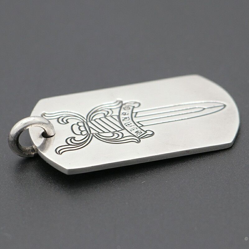 Chrome Hearts Chrome Hearts Large Dagger Dog Tag Size ONE SIZE - 4 Thumbnail