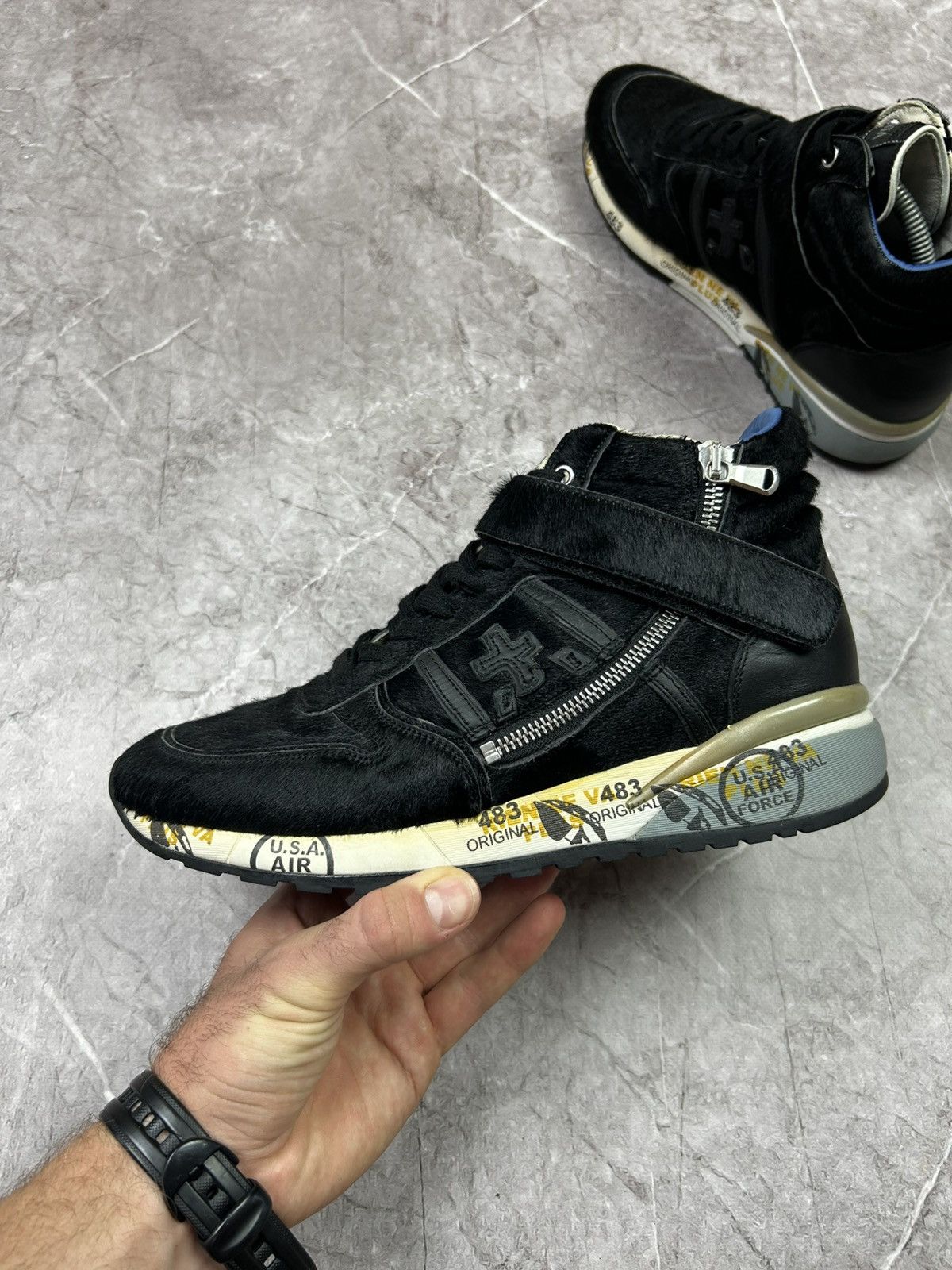 Premiata Premiata Mid top 483 Shoes Size 41 Size US 8 / EU 41 - 8 Thumbnail