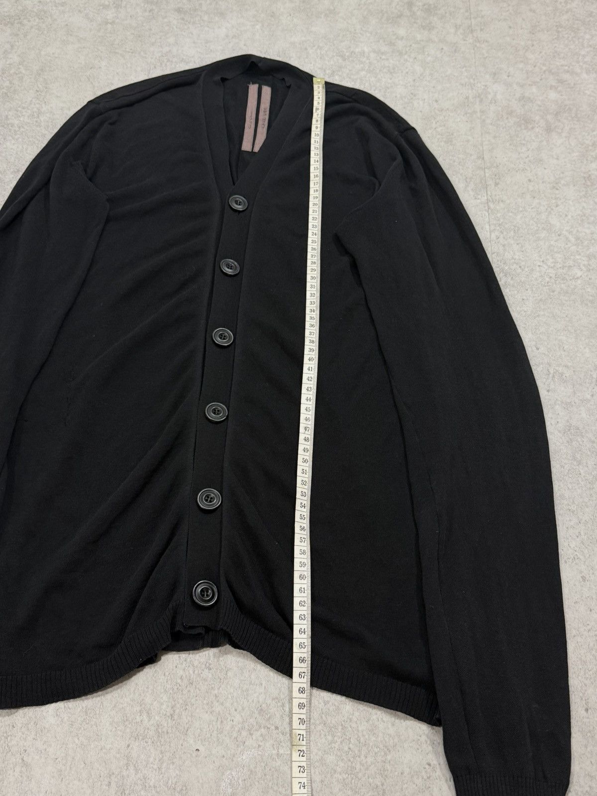 Rick Owens Rick Owens mainline black cardigan from 2013 archive Size US S / EU 44-46 / 1 - 12 Thumbnail