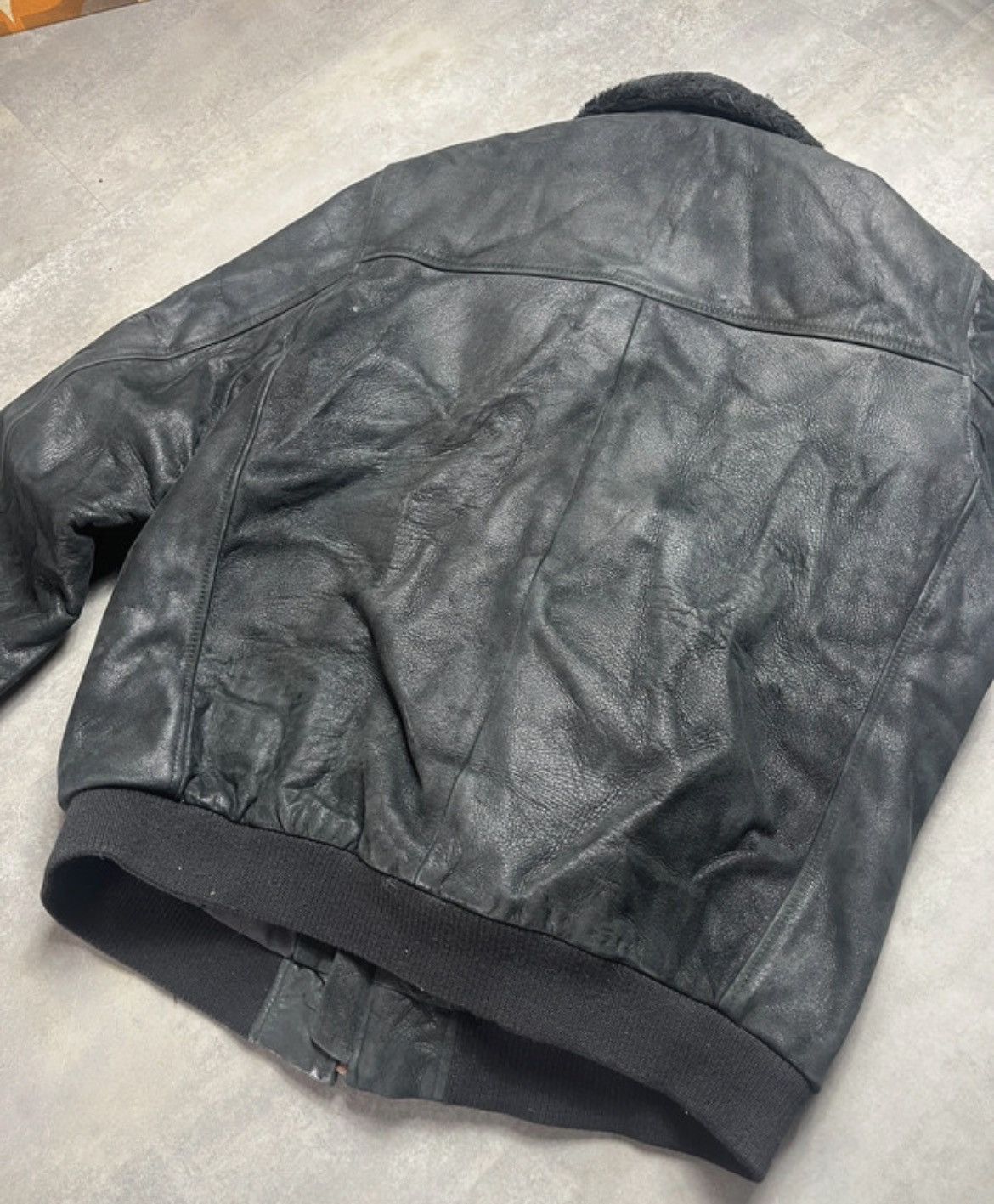 Chevignon Vintage Chevignon Bingo Leather Bomber Jacket XXL Shearling Size US XXL / EU 58 / 5 - 6 Thumbnail