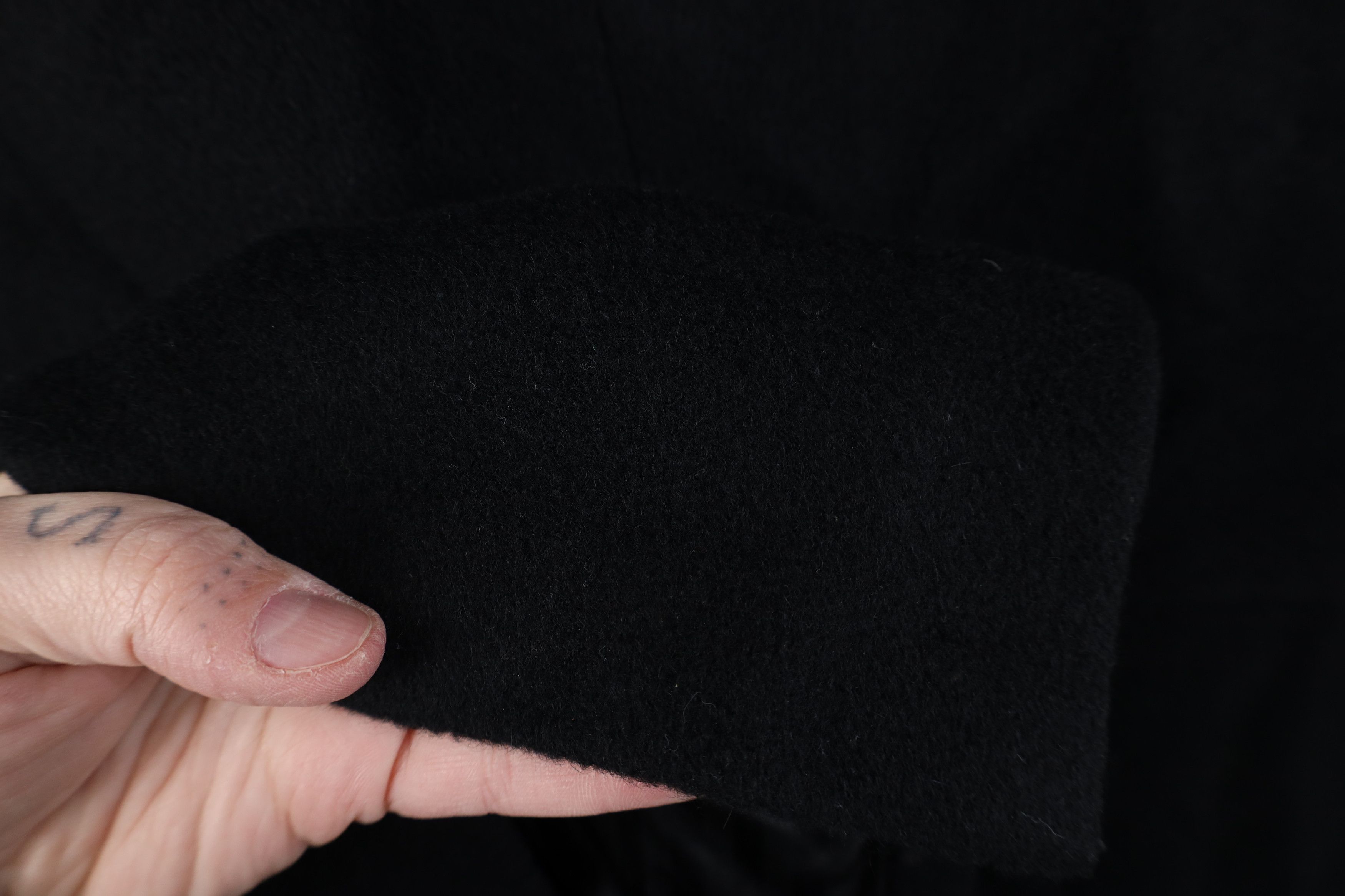 Vintage Vintage 70s Streetwear Button Overcoat Jacket Black USA Size US XXL / EU 58 / 5 - 14 Thumbnail