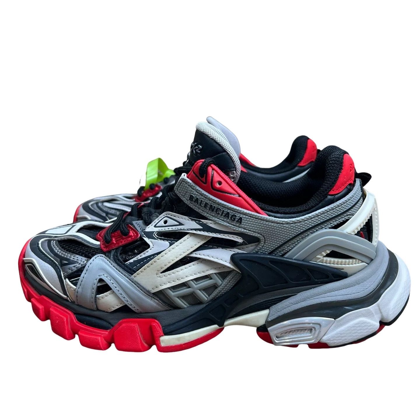 Balenciaga Balenciaga Red Gray Track 2.0 Sneakers Size 35 Size US 5 / IT 35 - 1 Thumbnail