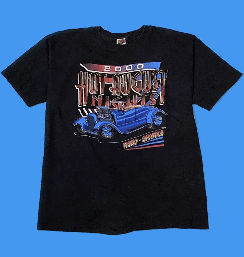 Fruit Of The Loom VINTAGE 2000s Car Tee Size US XL / EU 56 / 4 - 1 Thumbnail