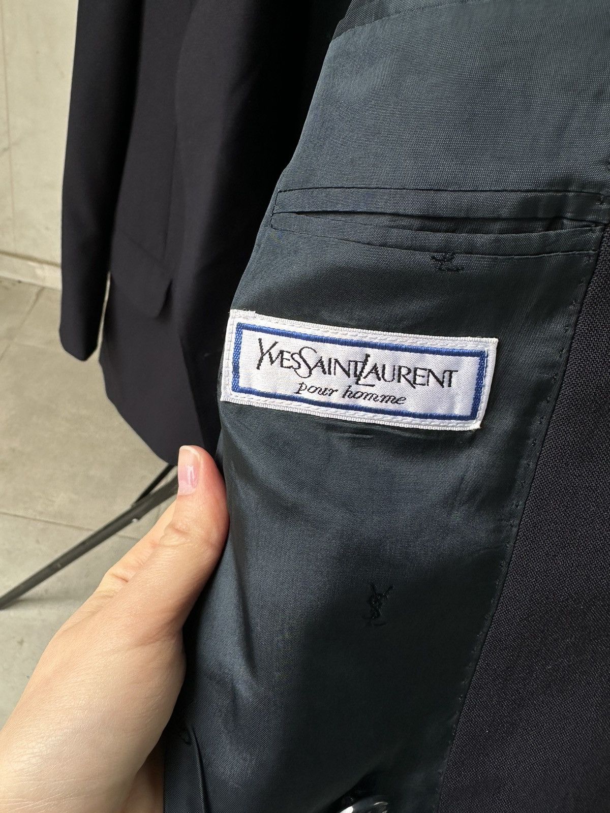 Yves Saint Laurent Yves Saint Laurent Blazer Double Breasted Size 48R - 3 Thumbnail