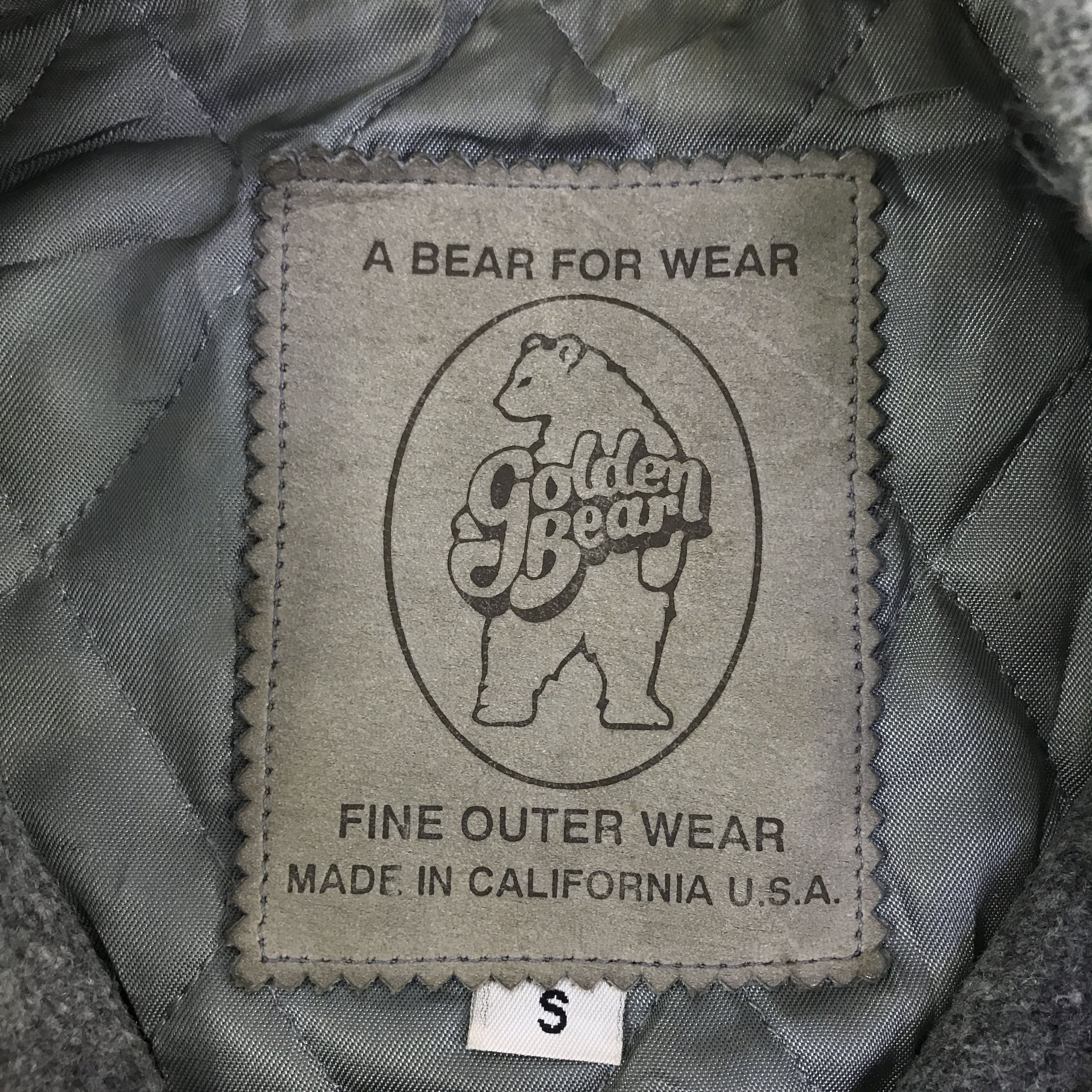 Golden Bear Vintage Golden bear Varsity Sleeve leather jacket K124B5 Size US S / EU 44-46 / 1 - 12 Thumbnail