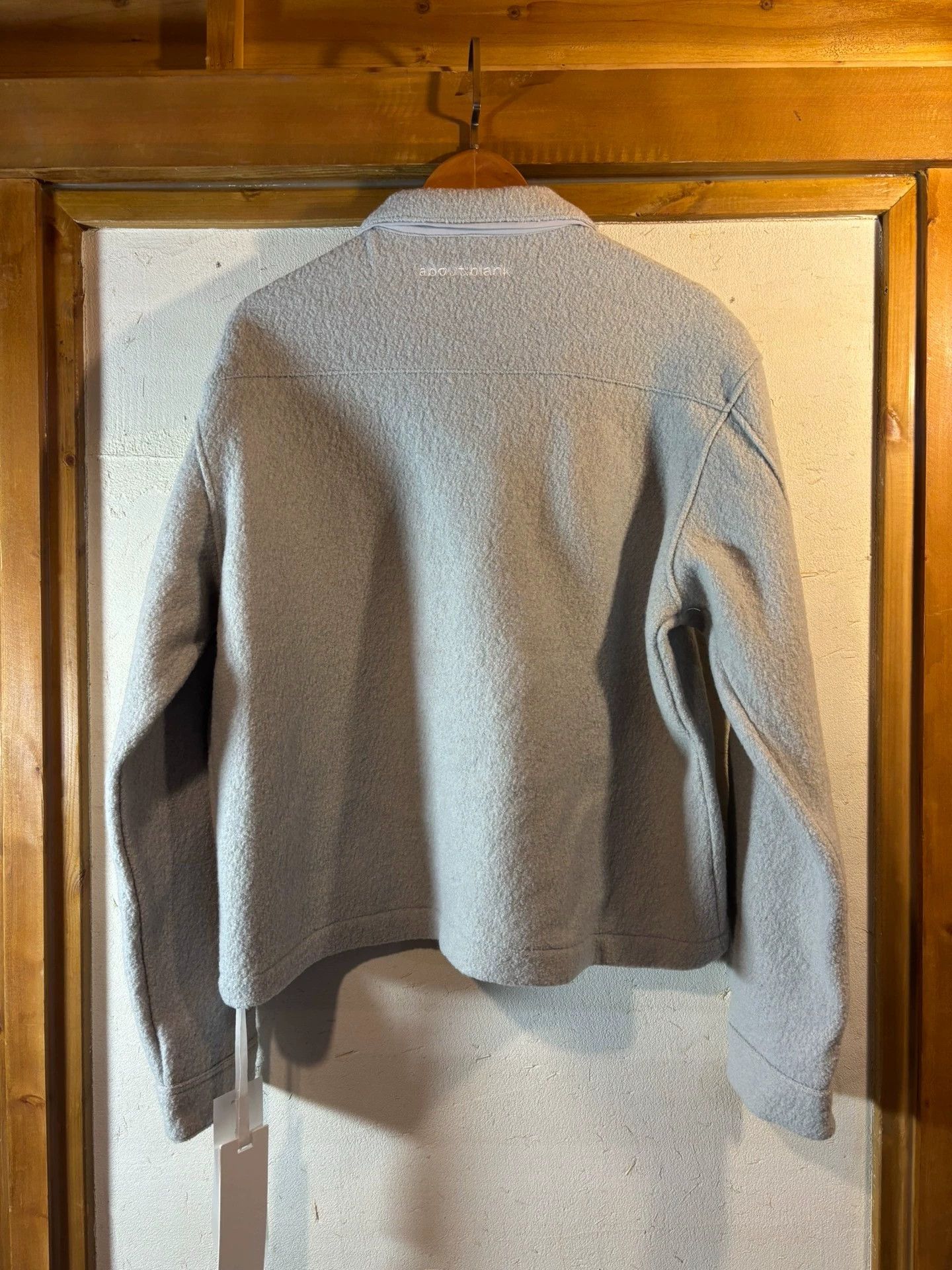 About:Blank about blank compressed wool short wide smoke gray L Size US L / EU 52-54 / 3 - 9 Thumbnail