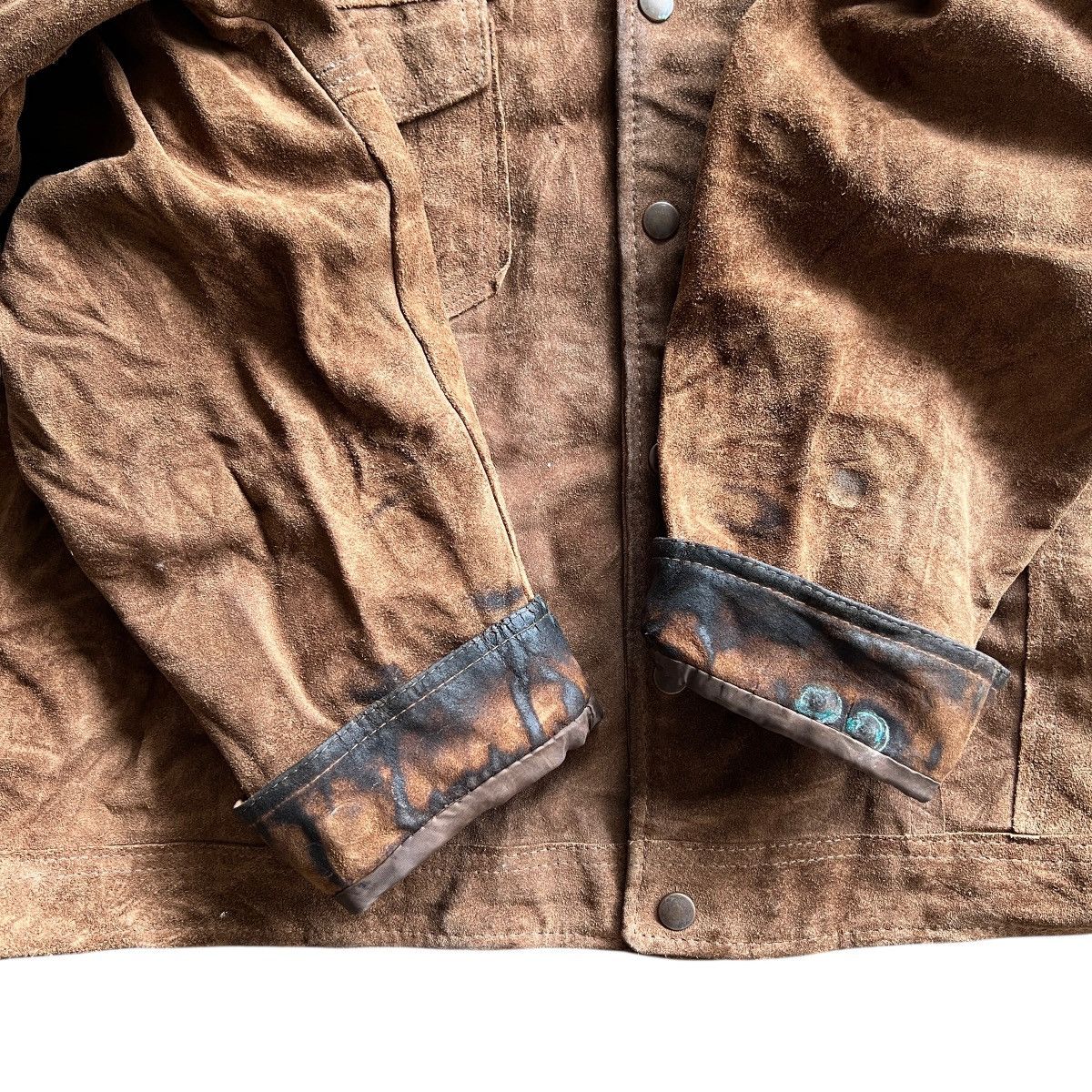 Hard Rock Cafe Vintage Hard Rock Hotel Las Vegas Suede Leather Jacket Size US L / EU 52-54 / 3 - 11 Thumbnail