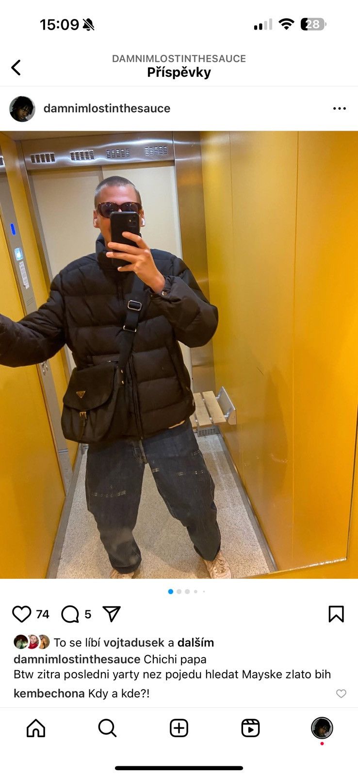 Prada Prada nylon puffer jacket Size US L / EU 52-54 / 3 - 9 Thumbnail