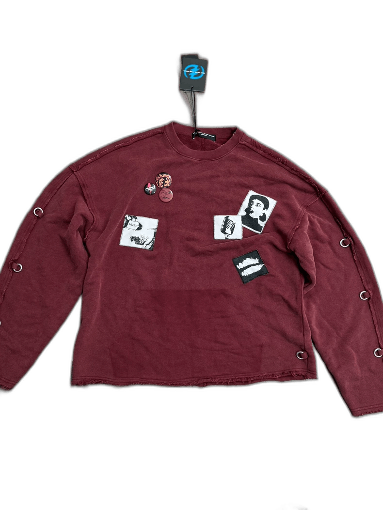 Anonymous Club CEEC Burgundy Patch Sweatshirt Size US L / EU 52-54 / 3 - 1 Thumbnail