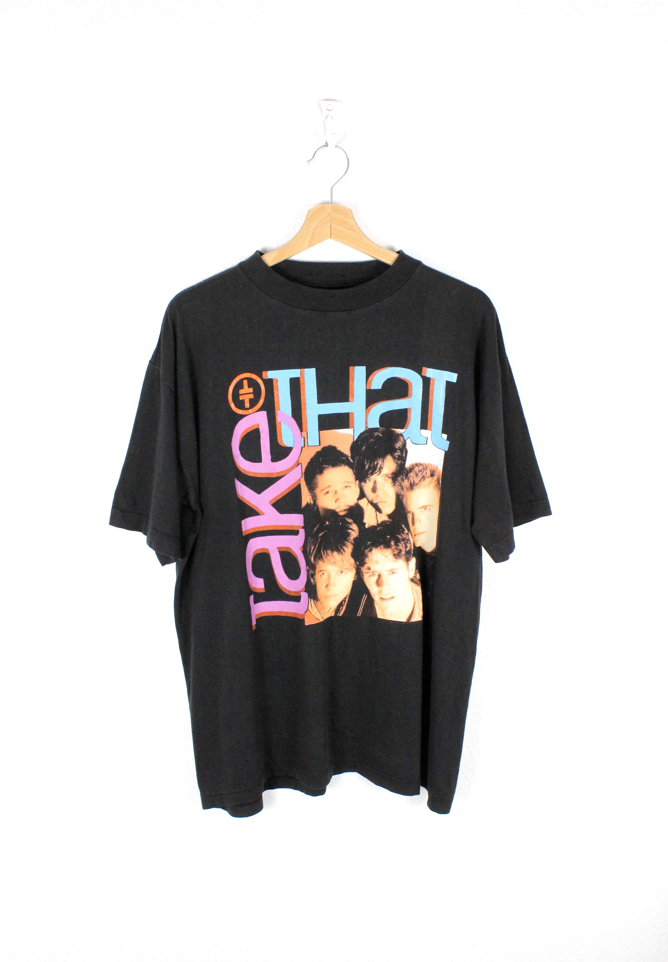 Band Tees × Vintage Vintage Take That & Party Band Graphic Tee T-shirt 90s Size US L / EU 52-54 / 3 - 1 Thumbnail