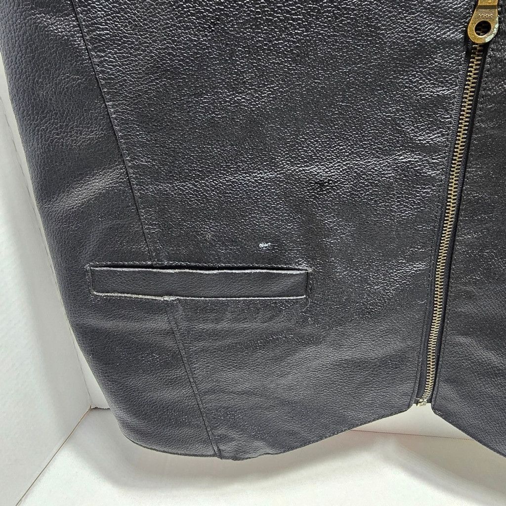 The Unbranded Brand Permit Platinum Leather Vest XL Size US XL / EU 56 / 4 - 4 Thumbnail
