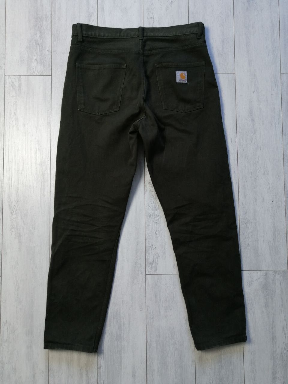 Carhartt × Vintage Vintage Dark Green Carhartt Newel Denim Pants Size US 32 / EU 48 - 1 Thumbnail