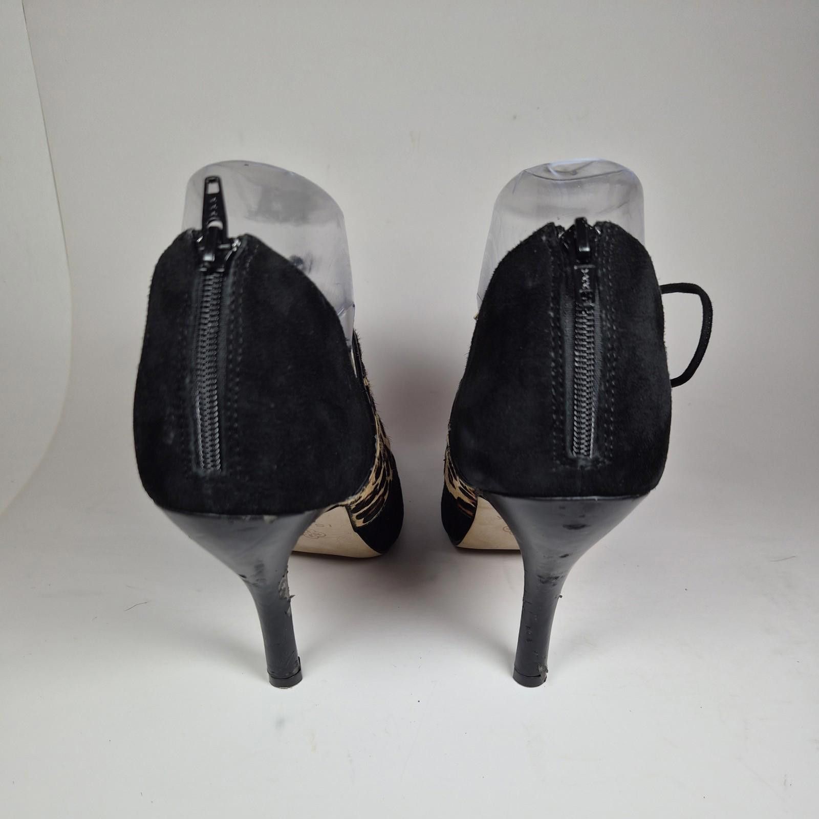 Stone Island Isola Pumps Heels Shoes 10 Leopard Isabel Black Opals Suede Size US 10 / IT 40 - 5 Thumbnail