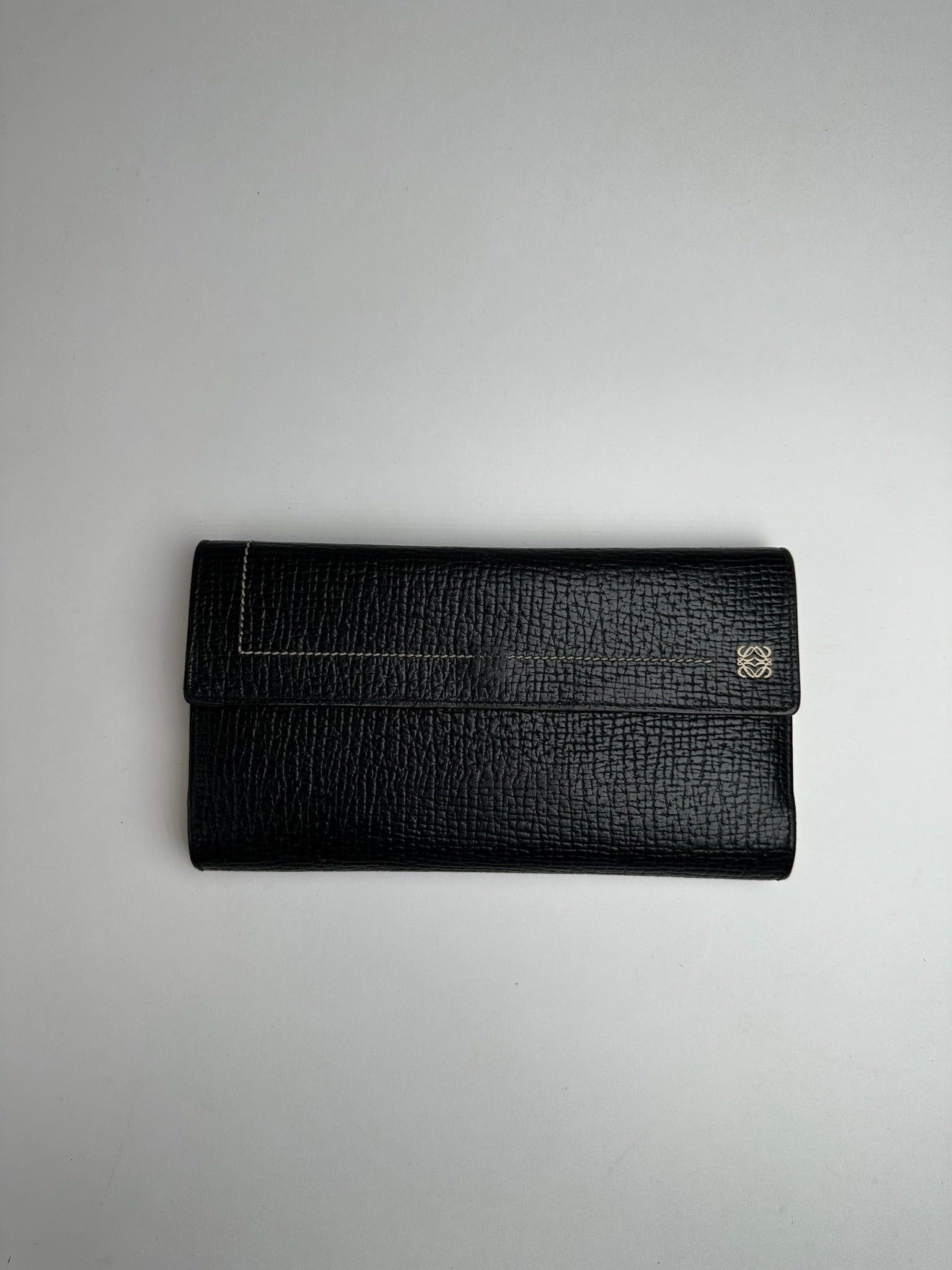 Loewe Vintage Madrid Leather Wallet Black Size ONE SIZE - 1 Thumbnail