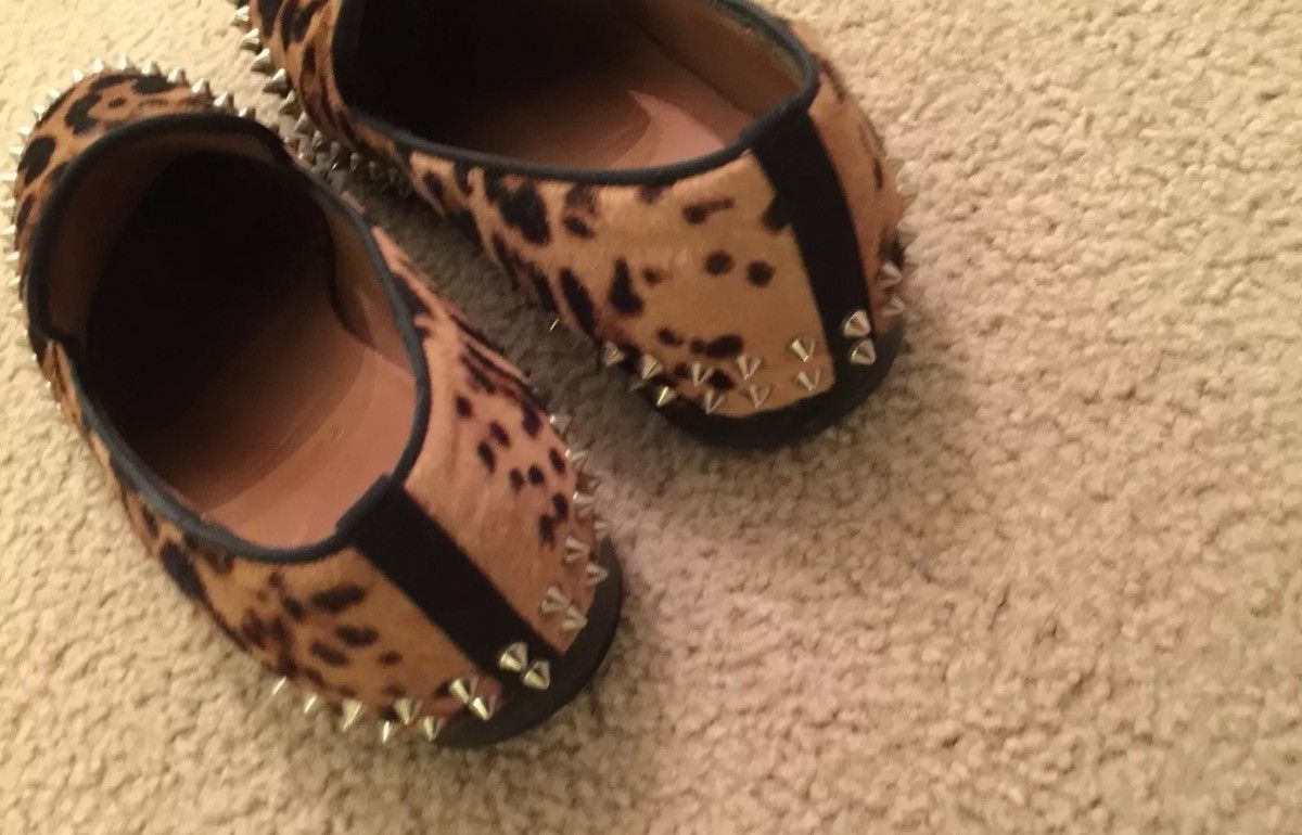 Christian Louboutin CLouboutin Leopard Print pony hair men’s Spike Loafers Size US 9 / EU 42 - 12 Thumbnail
