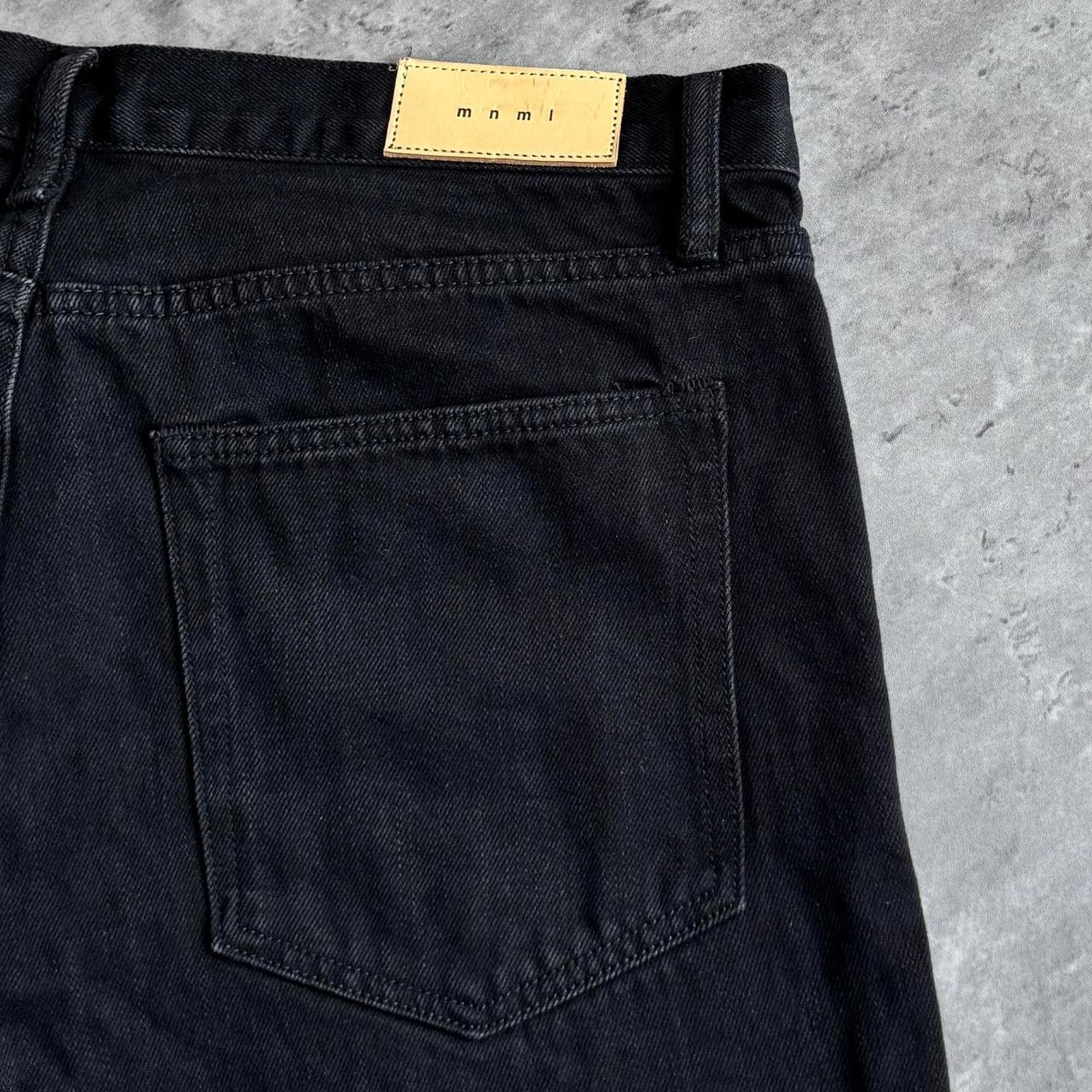 Japanese Brand × MNML × Vintage Vintage Y2K MNML Black Grunge Opium Essential Denim Jeans Size US 33 - 3 Thumbnail