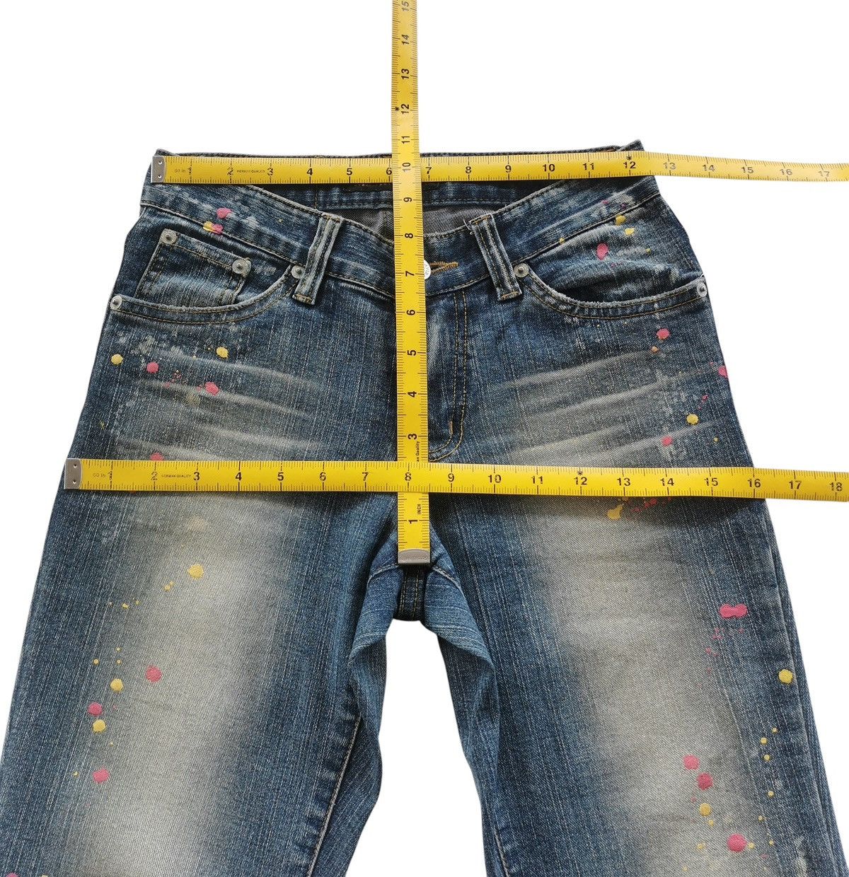 5351 POUR LES FEMMES Avirapink Flare, Bootcut Painter Jeans Size 25" / US 0 / IT 36 - 11 Thumbnail