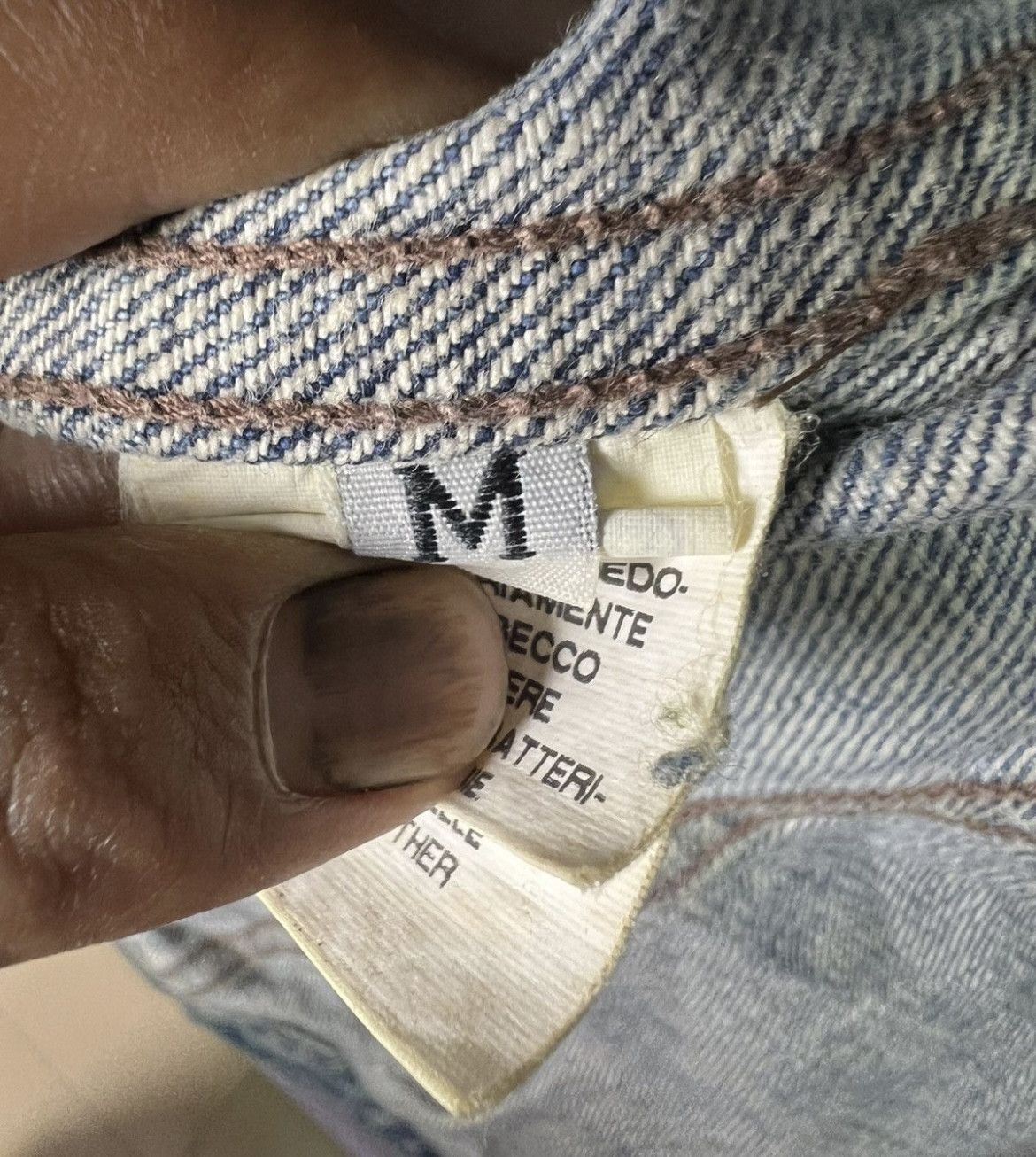 Neil Barrett 🔥Rare Neil Barret Made in Italy Denim Jacket Size M / US 6-8 / IT 42-44 - 24 Thumbnail