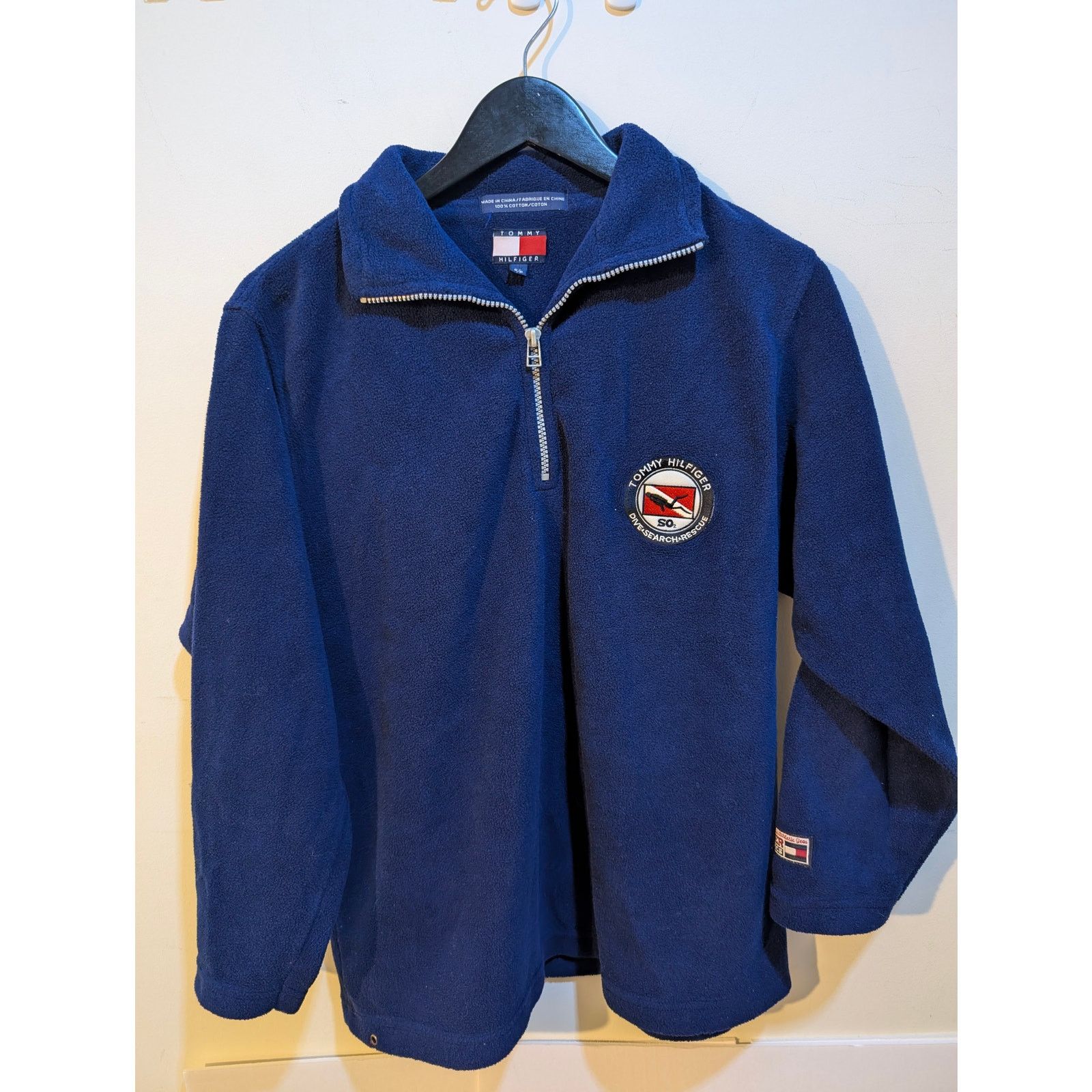 Tommy Hilfiger Vintage Tommy Hilfiger Dive Search Rescue Fleece Jacket SM Size US S / EU 44-46 / 1 - 1 Thumbnail