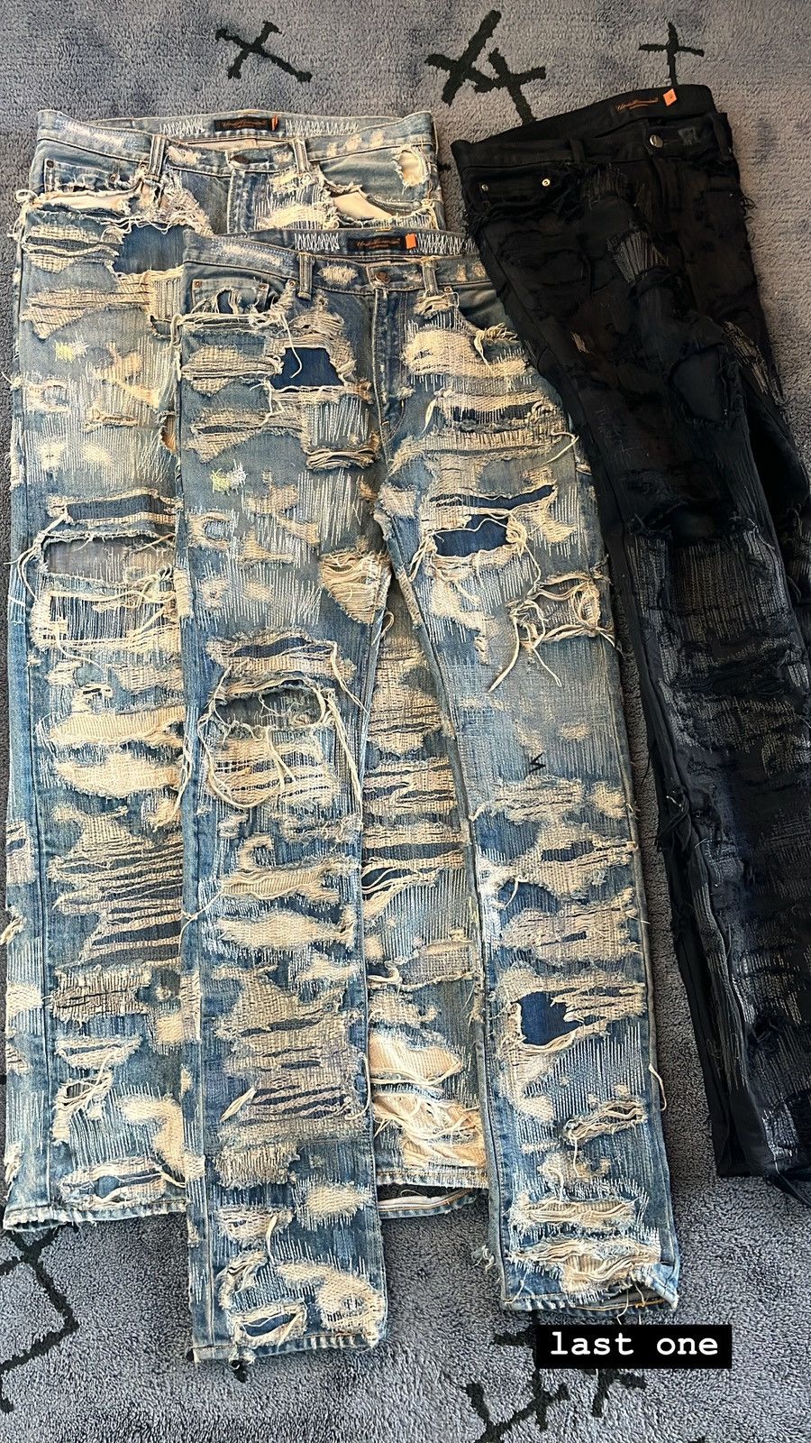 Undercover AW05 Arts and Crafts 85 Distressed Denim Size US 32 / EU 48 - 9 Thumbnail