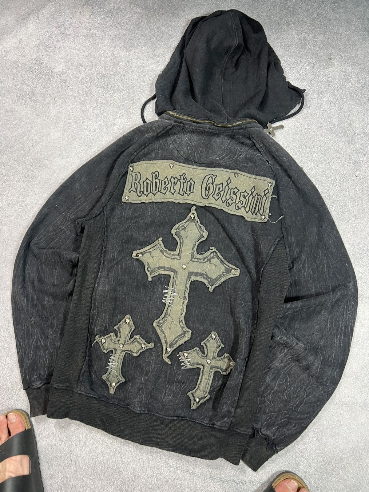 If Six Was Nine 🖤VTG CRAZY🔥 AFFLICTION RICK OWENS HYSTERIC GLAMOUR STYLE JAC Size US L / EU 52-54 / 3 - 14 Thumbnail