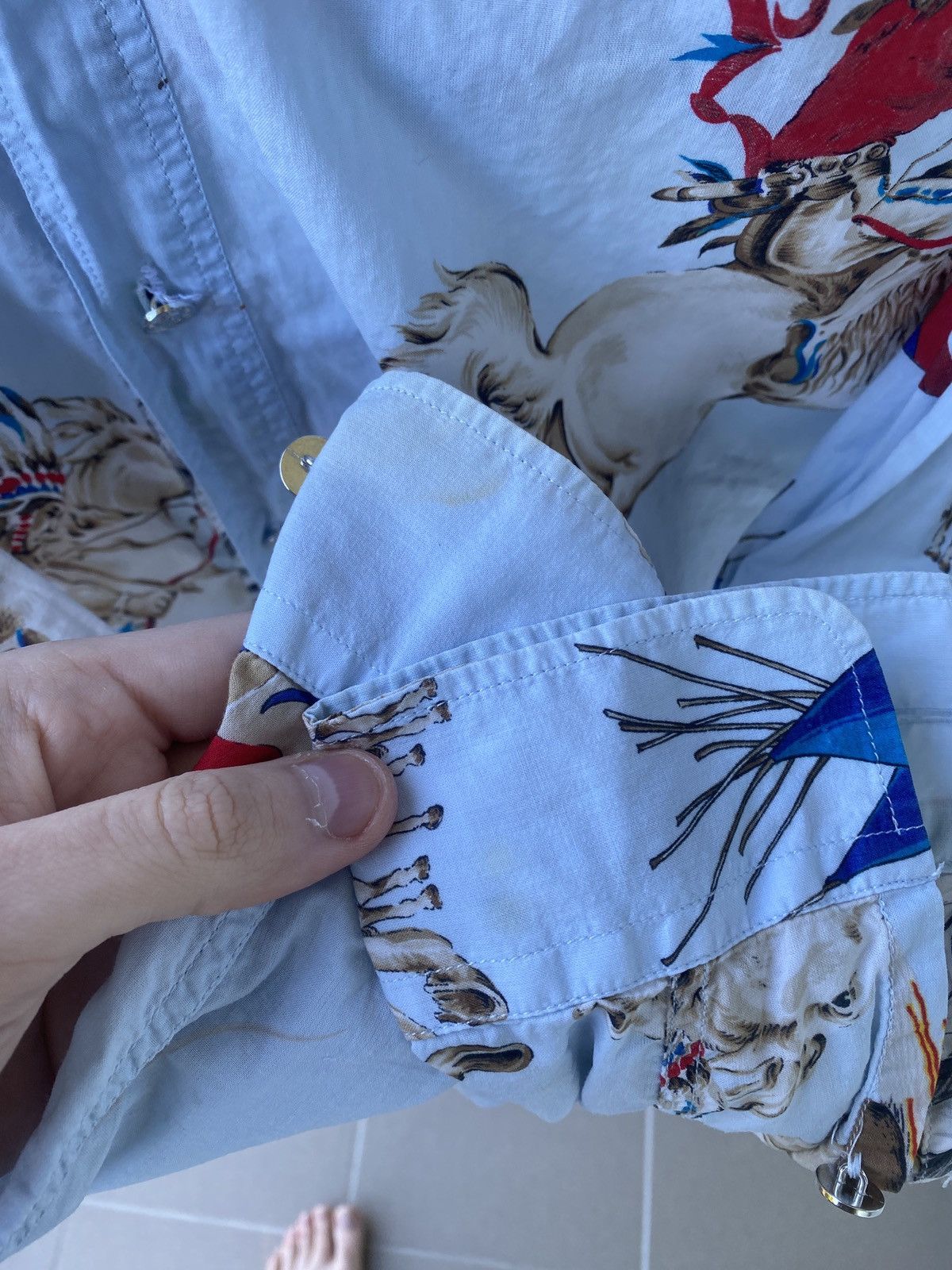 Versace Jeans Couture Versace jeans ultra rare indian shirt button up Size US XXL / EU 58 / 5 - 14 Thumbnail