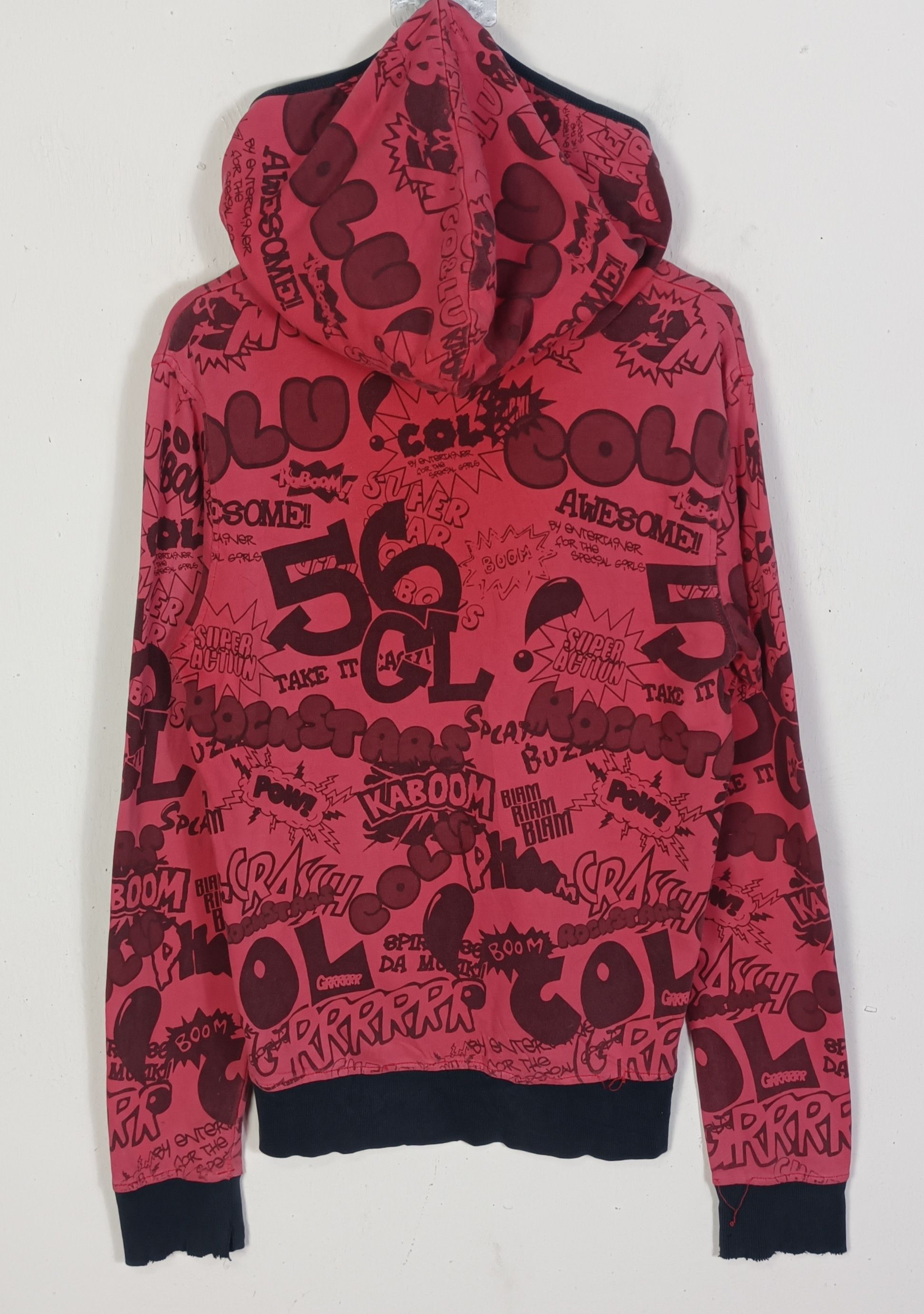 Japanese Brand Coelu Rock Stars 56 Overprint Hoodie Size US M / EU 48-50 / 2 - 2 Thumbnail