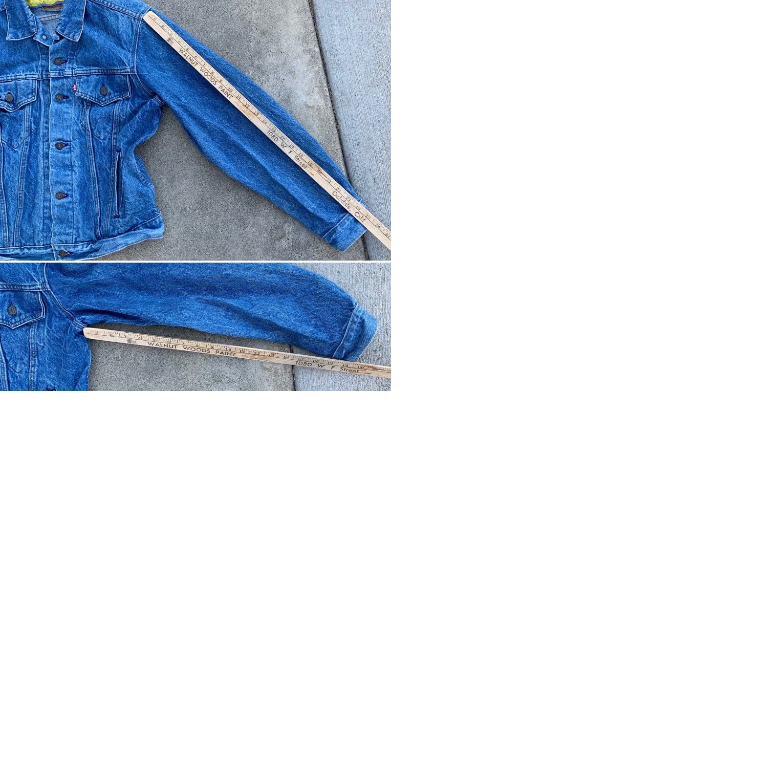 Vintage VINTAGE Levis Denim Jacket Trucker Jean Jacket 71506 0214 Made in USA 44L Blue Men Jacket Western Rockabilly Trucker Workwear Casual Vintage Yes Size US 44 / EU 60 - 9 Thumbnail