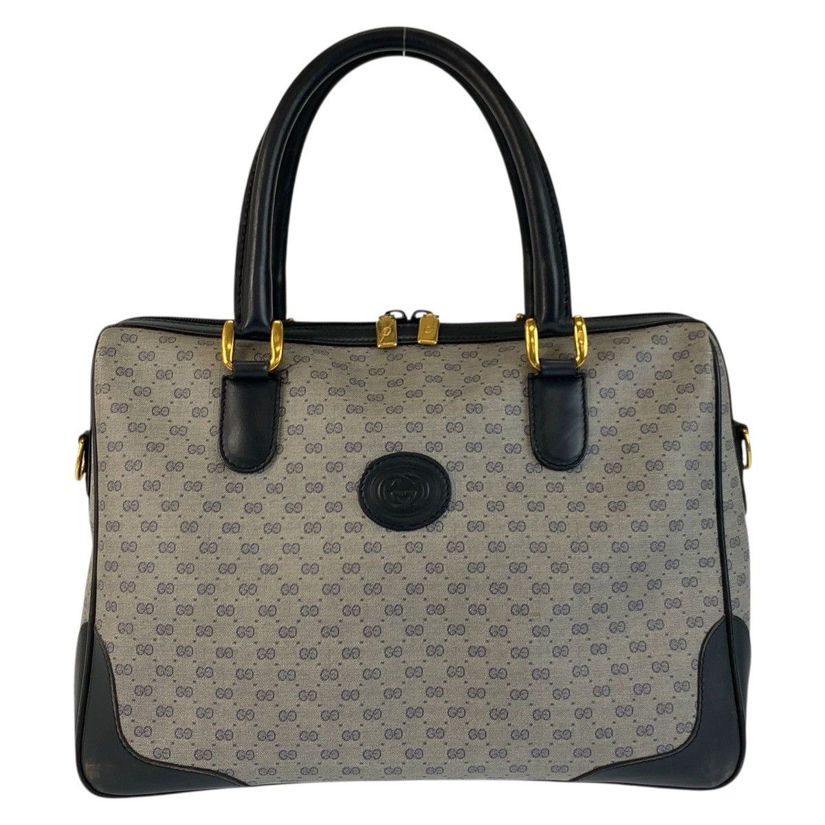 Gucci Gucci Micro GG PVC Leather Boston Bag Plastic / Synthetic Handbag 0021220033 DUTY FREE for USA