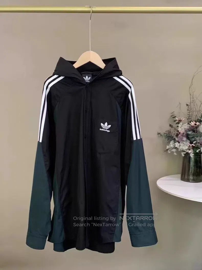 Balenciaga Balenciaga Hooded shirt jacket Size US S / EU 44-46 / 1 - 2 Thumbnail