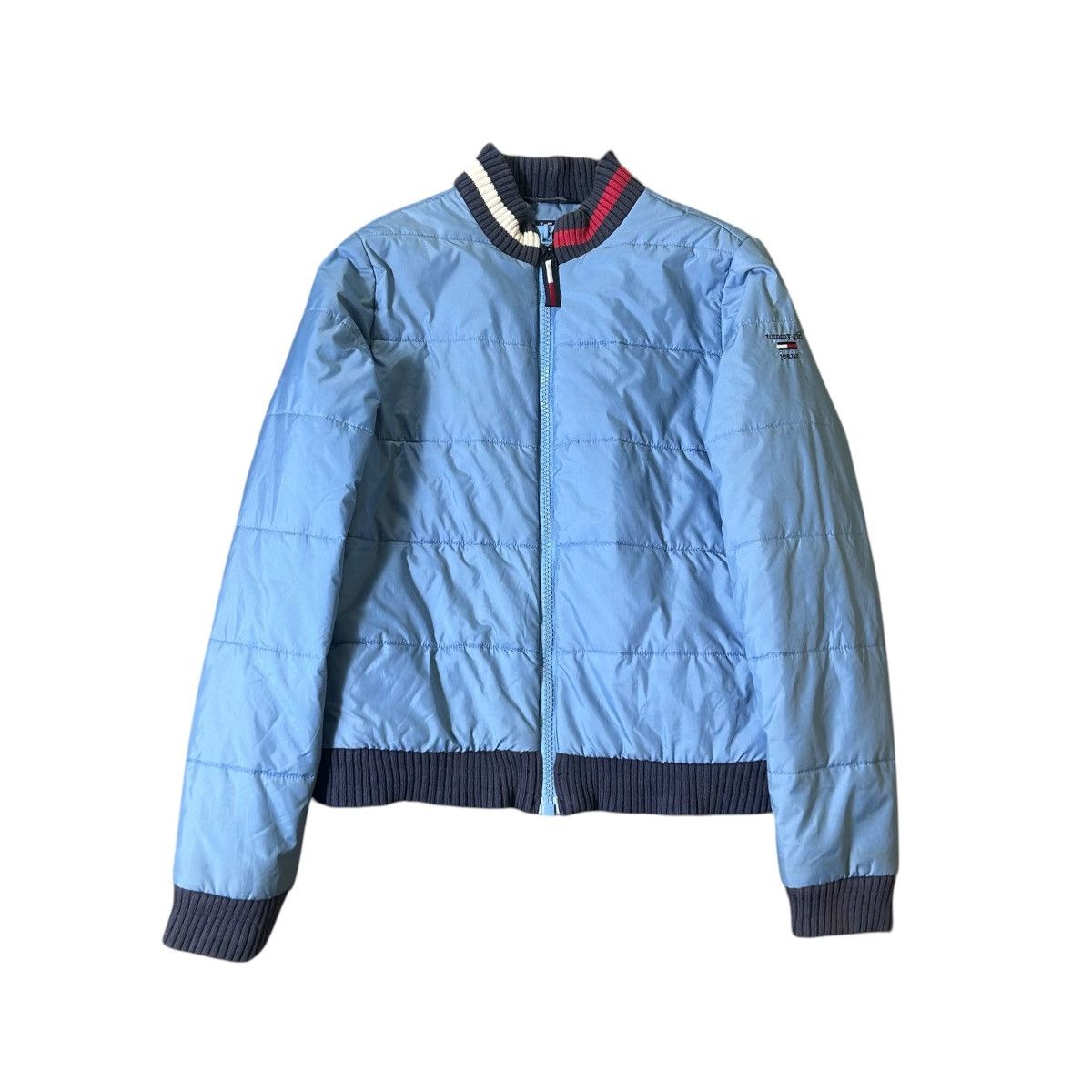 Tommy Hilfiger Vintage Tommy Girl Puffer Jacket Size S / US 4 / IT 40 - 1 Thumbnail