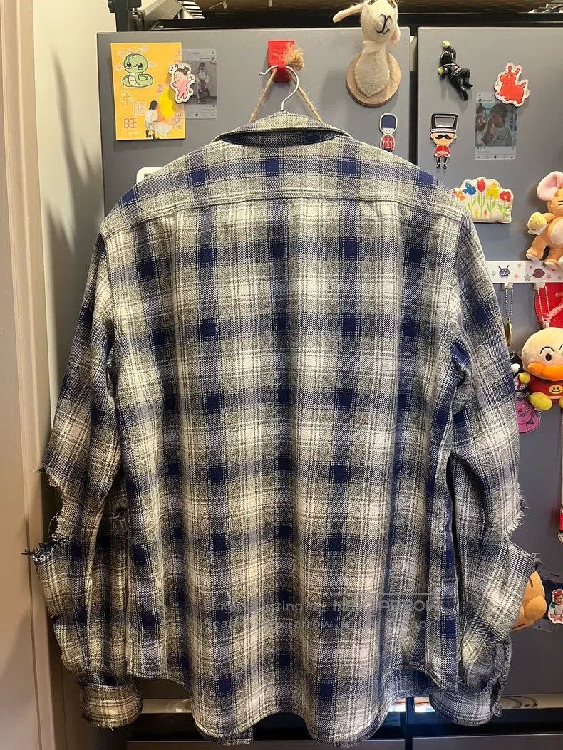 Other Blue and white plaid western shirt Size US L / EU 52-54 / 3 - 3 Thumbnail