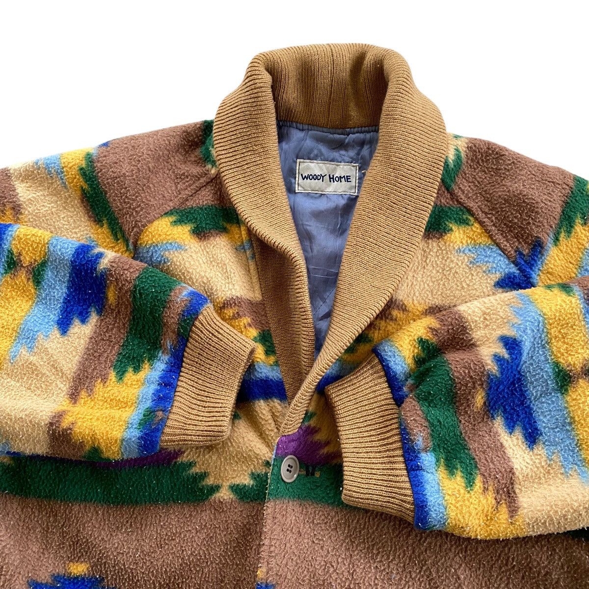 Vintage WOODY HOME Native Navajo Wool Jacket Size US XL / EU 56 / 4 - 5 Thumbnail