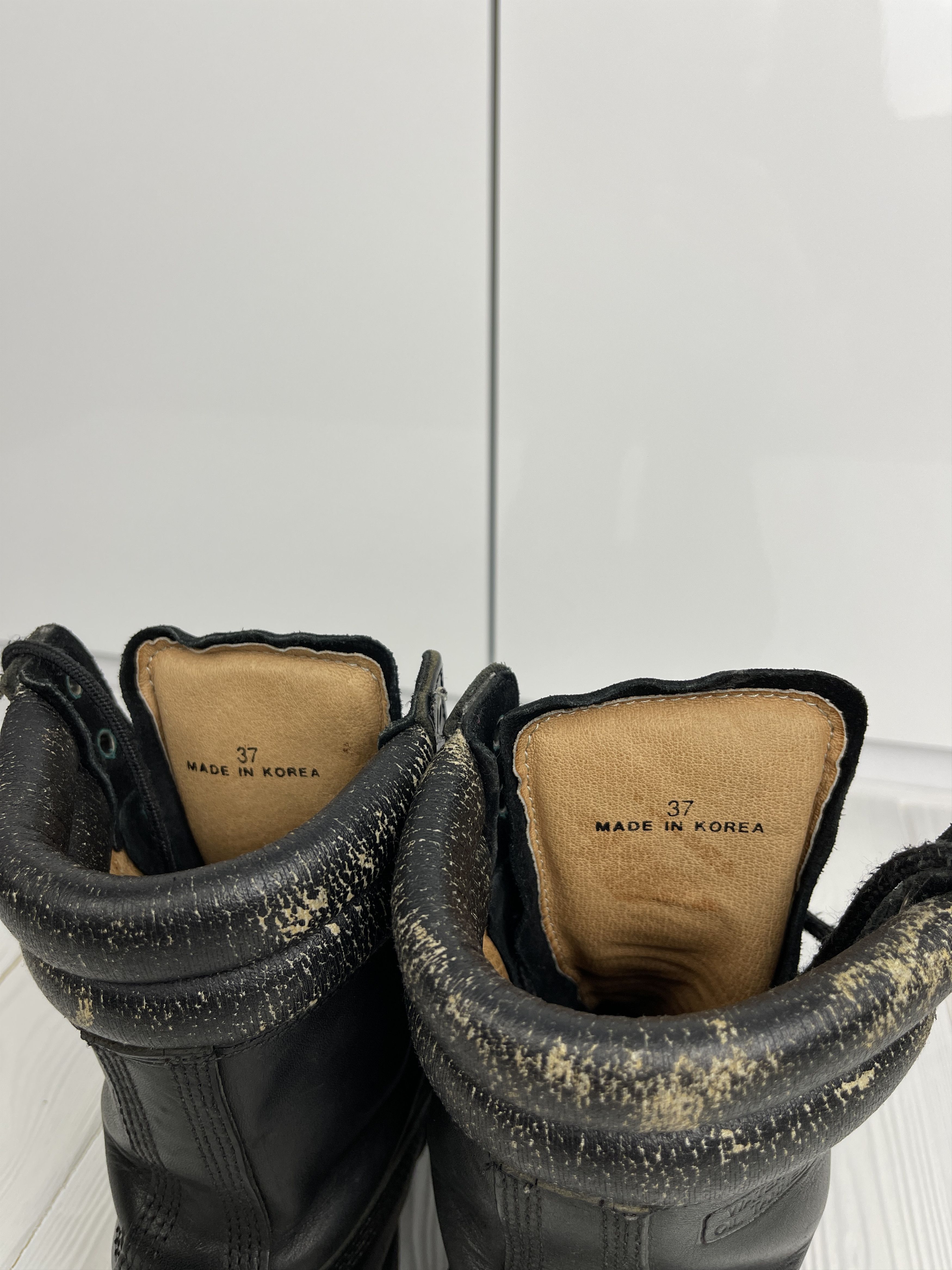 Leather AKITO Leather Boots Water Repellent Size US 5 / EU 37 - 4 Thumbnail