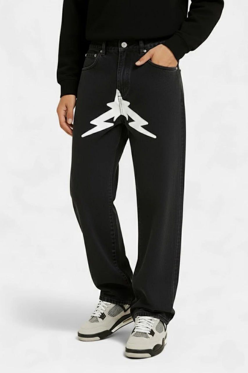 Vintage Retro Rarri Vintage Denim Vintage jeans star Bape Style Y2K Size US 32 / EU 48 - 3 Thumbnail