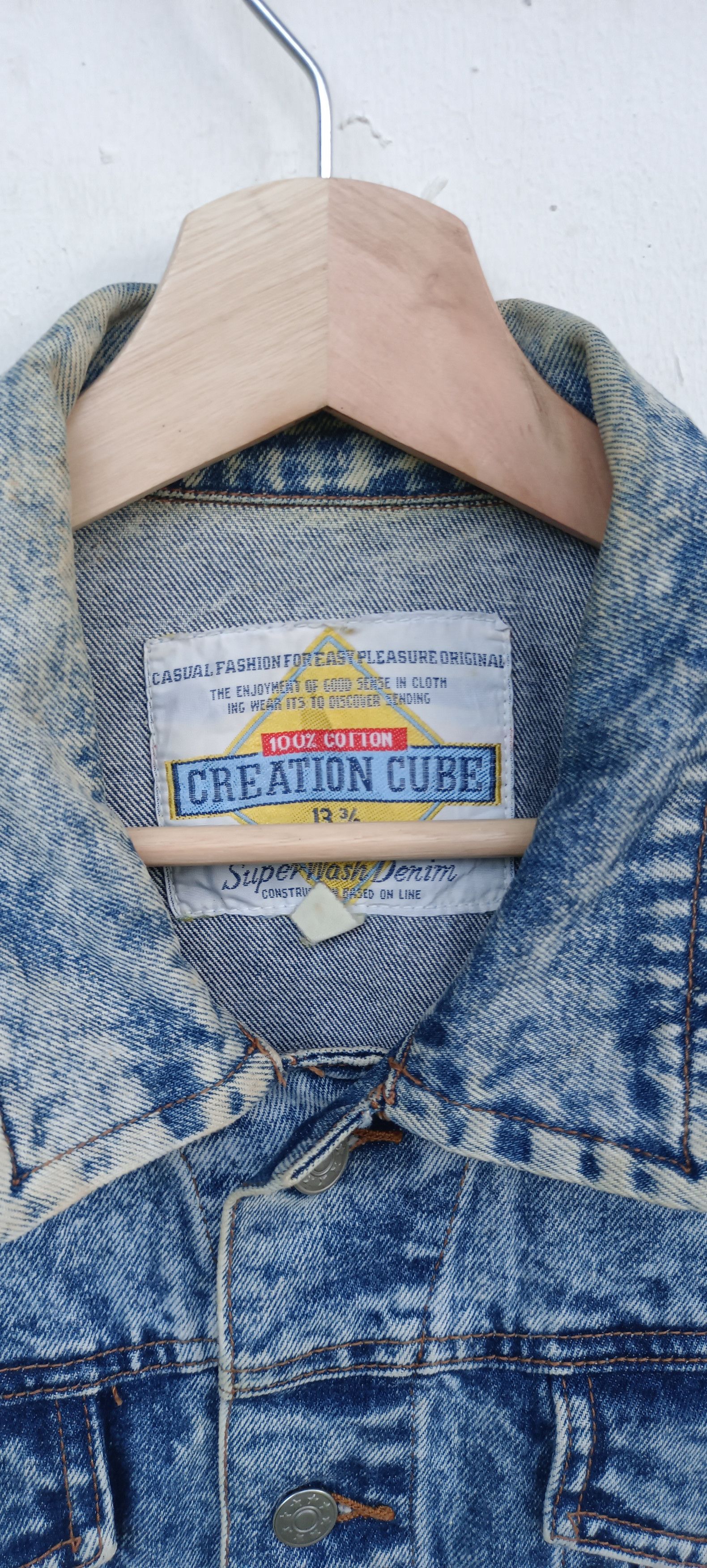 Japanese Brand × Vintage Accept offer🔥🔥Vintage Creation Cube Superwash Denim Size US M / EU 48-50 / 2 - 11 Thumbnail