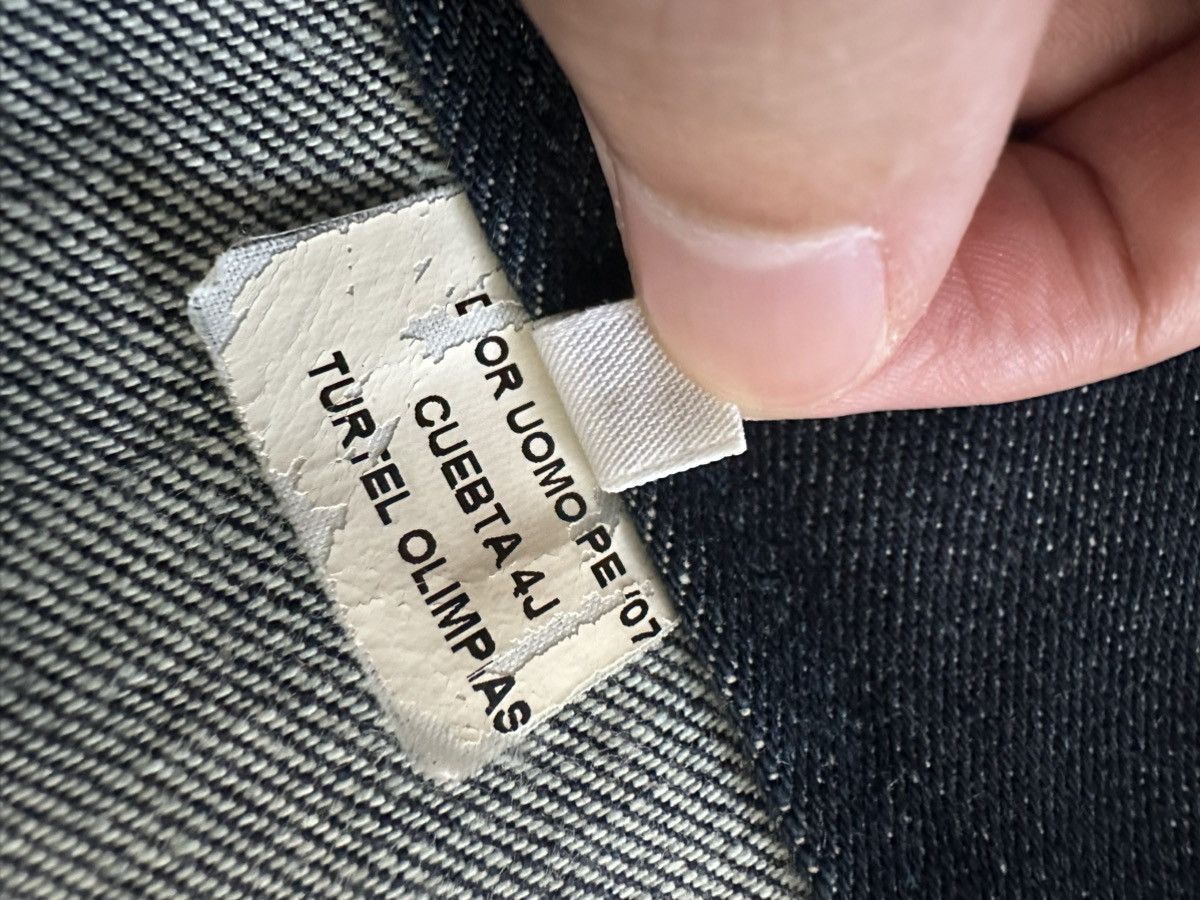 Dior (RARE!) Dior Homme SS07 Raw Denim Jacket Sample Size US S / EU 44-46 / 1 - 16 Thumbnail